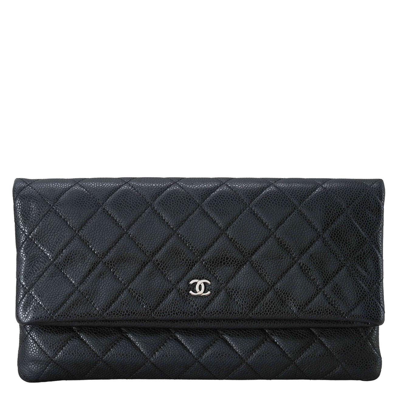 CHANEL(USED)샤넬 캐비어 플랩 클러치