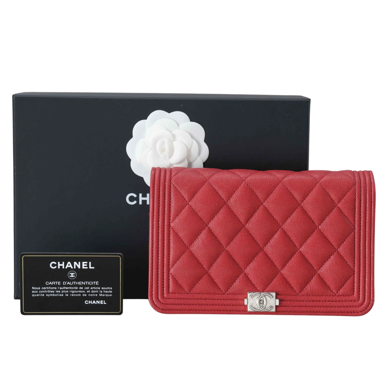 CHANEL(USED)샤넬 보이샤넬 캐비어 WOC