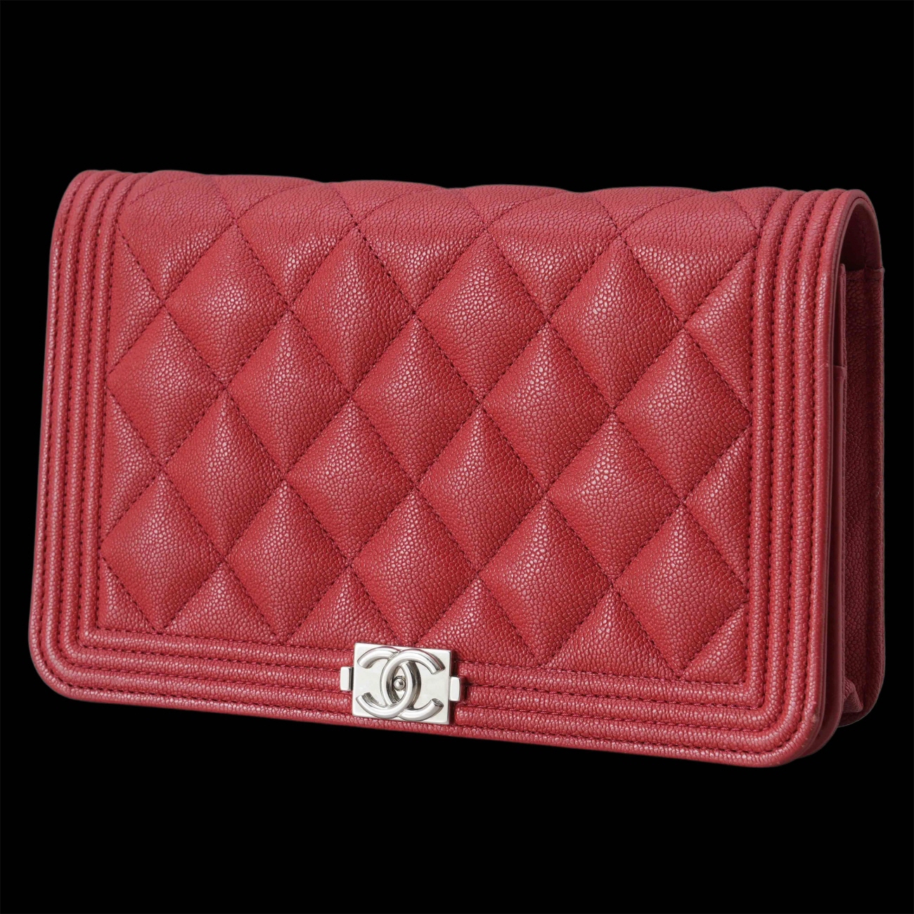 CHANEL(USED)샤넬 보이샤넬 캐비어 WOC
