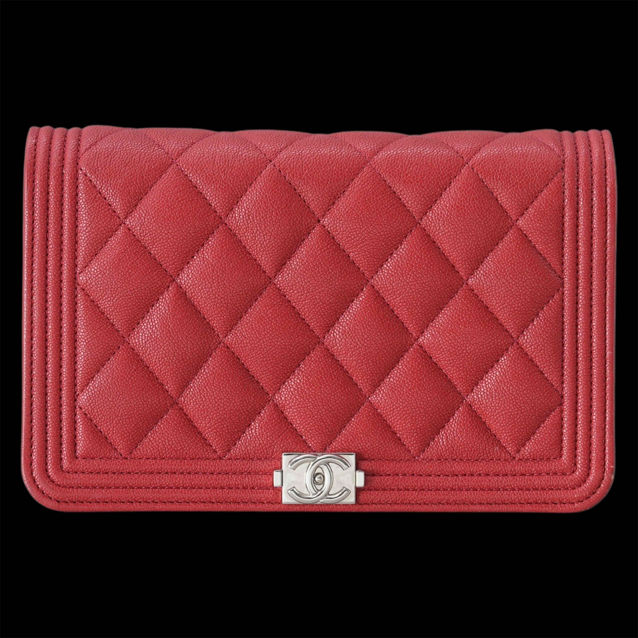 CHANEL(USED)샤넬 보이샤넬 캐비어 WOC