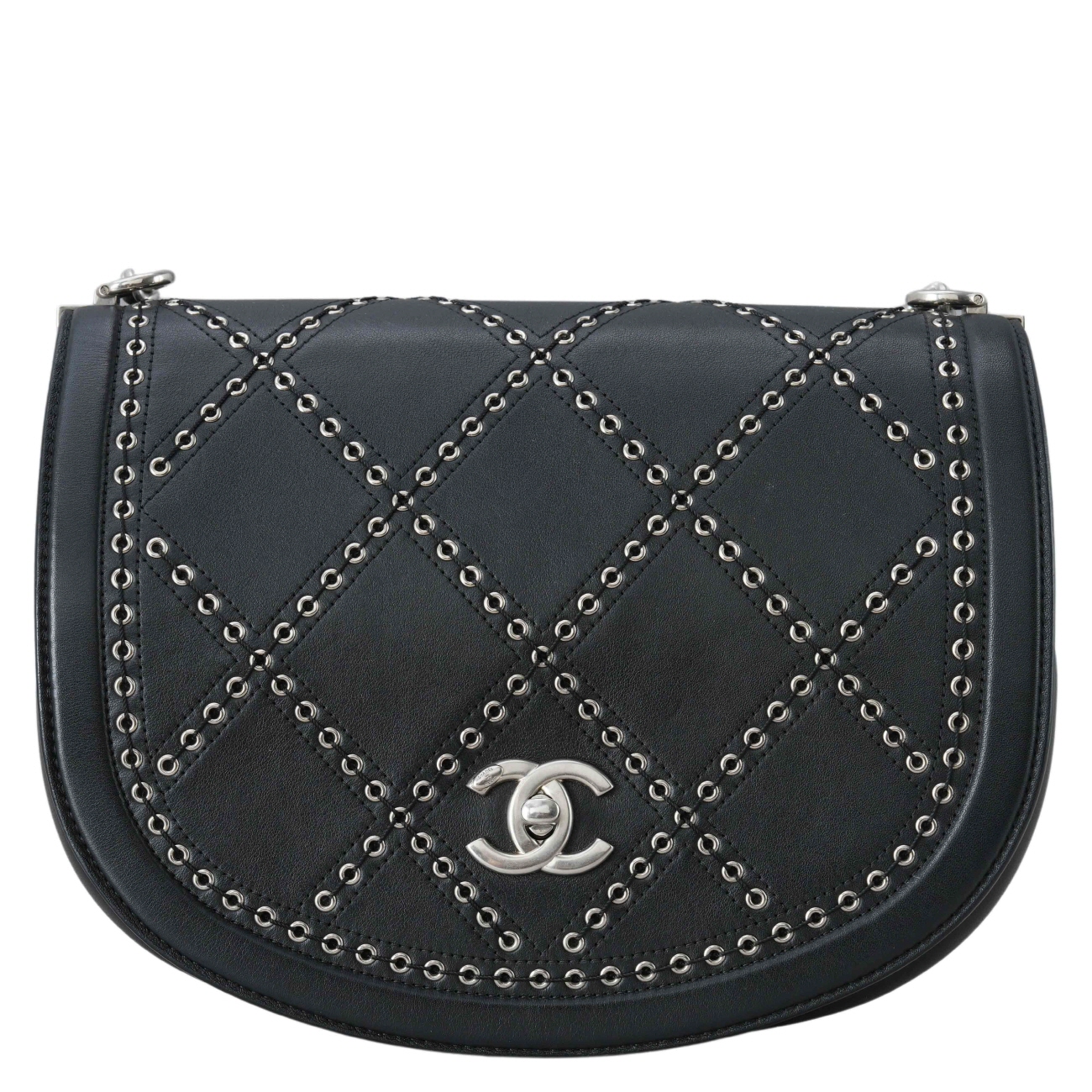 CHANEL(USED)샤넬 A69993 아일릿 플랩 숄더백