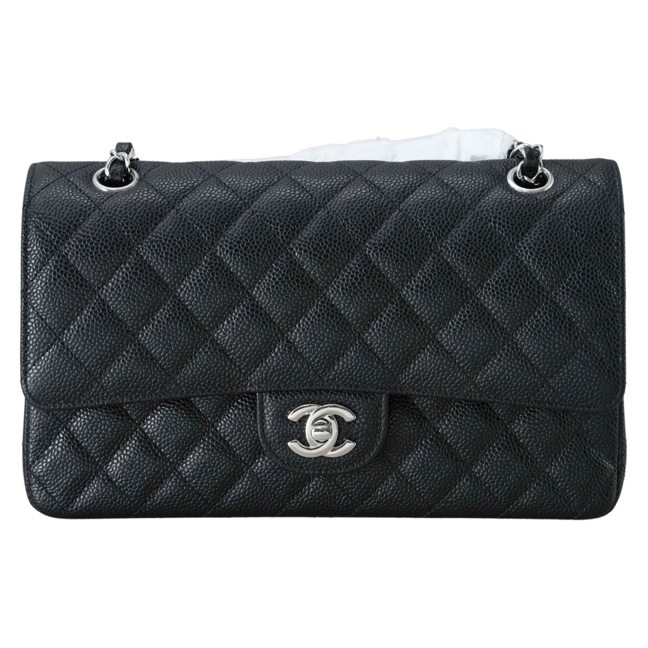 CHANEL(USED)샤넬 캐비어 클래식 미듐 플랩백