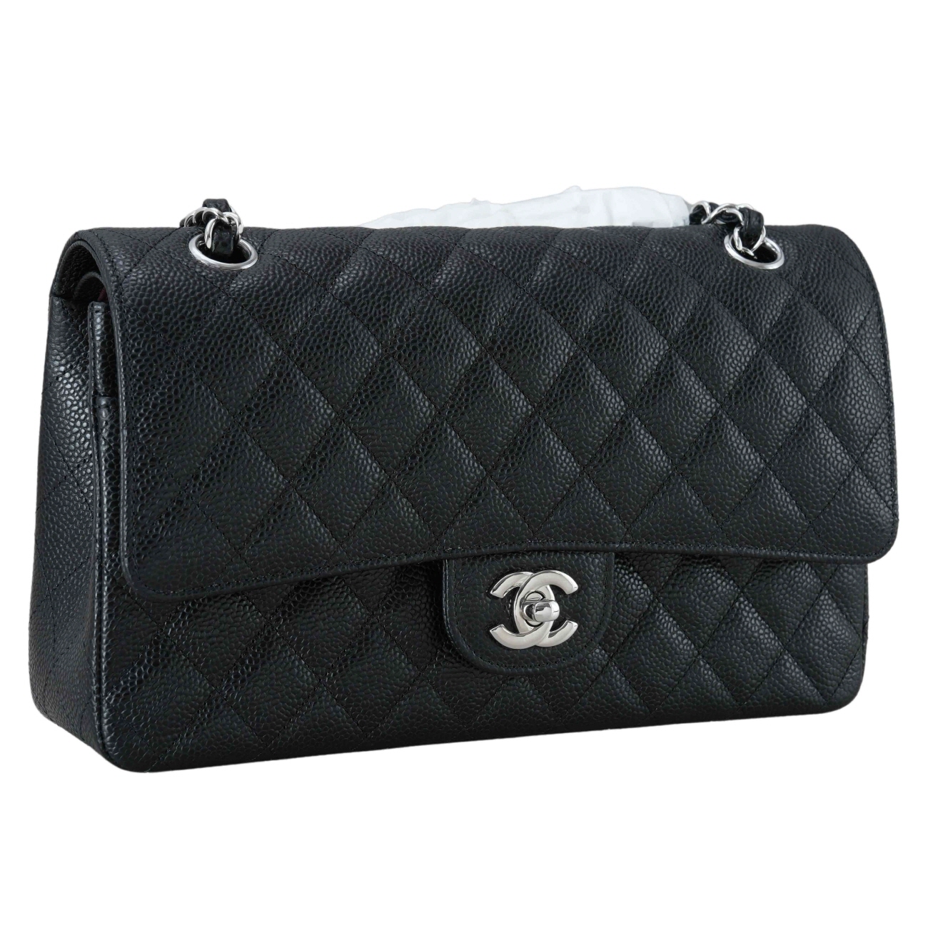 CHANEL(USED)샤넬 캐비어 클래식 미듐 플랩백