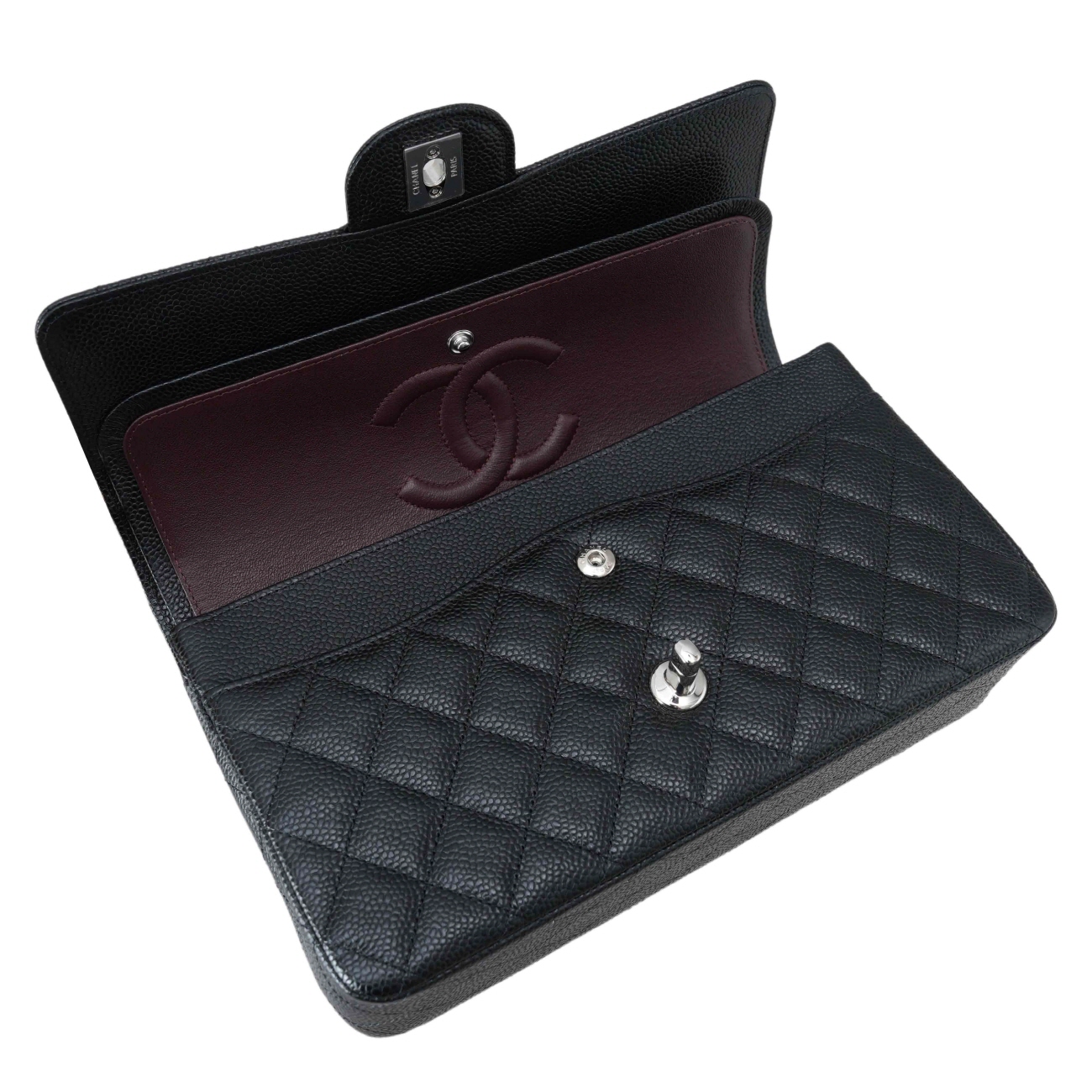 CHANEL(USED)샤넬 캐비어 클래식 미듐 플랩백