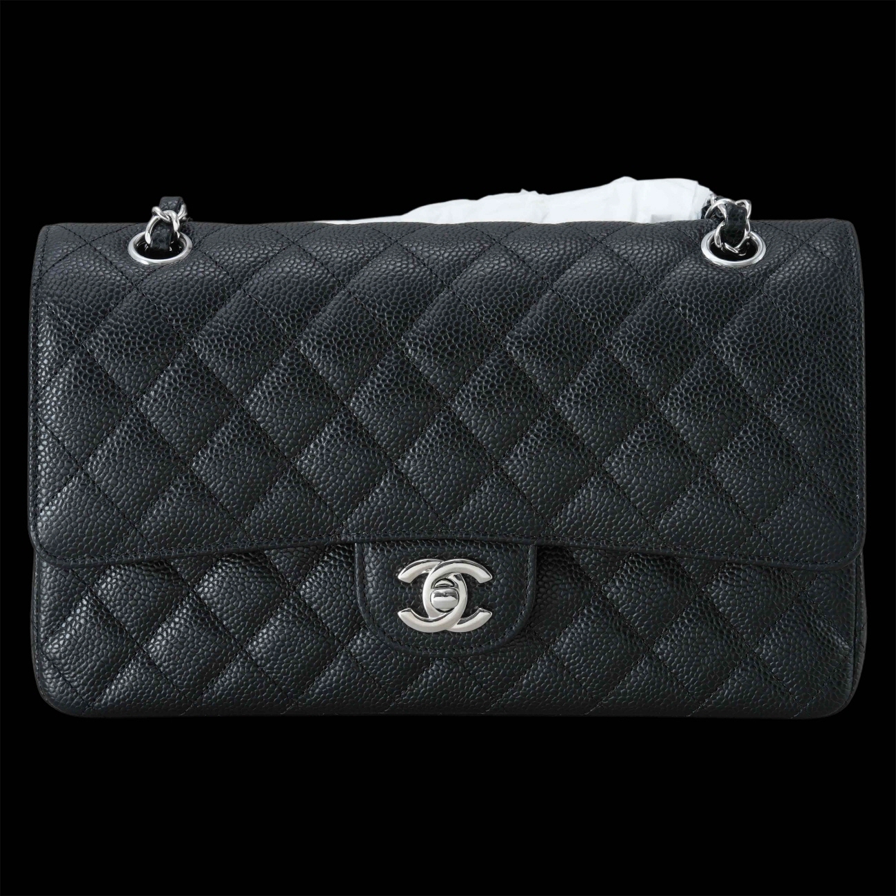 CHANEL(USED)샤넬 캐비어 클래식 미듐 플랩백