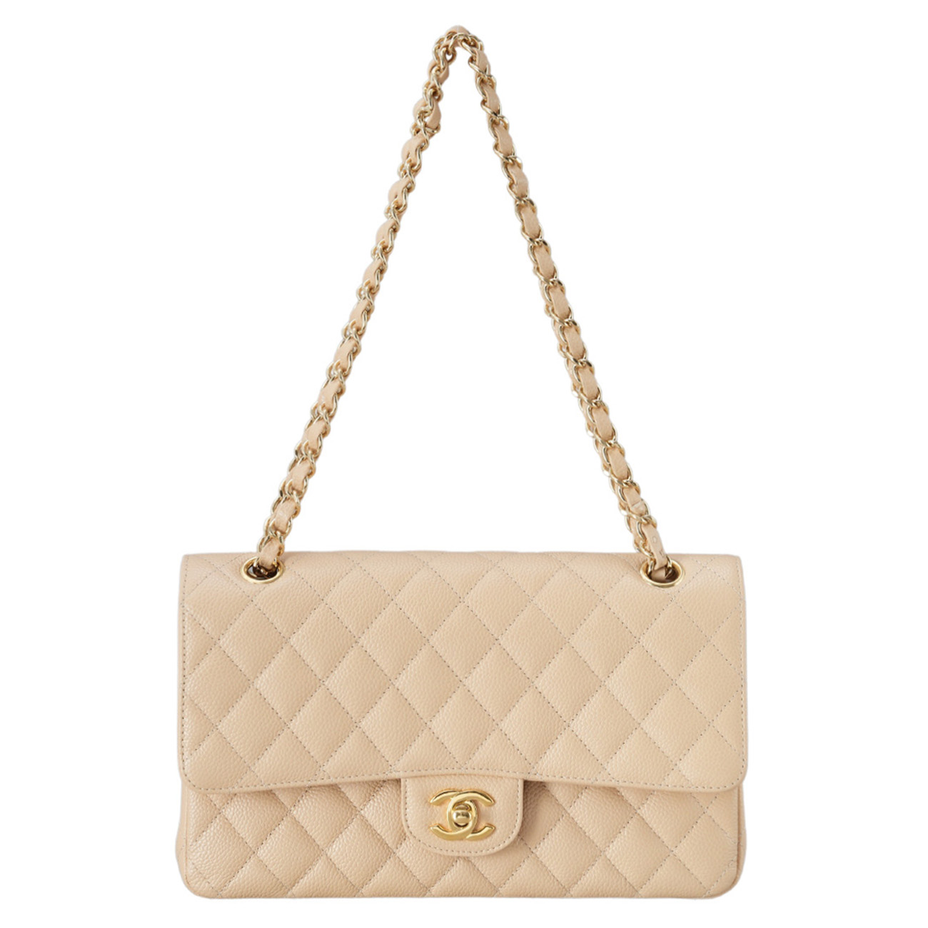 CHANEL(USED)샤넬 캐비어 클래식 미듐 플랩백