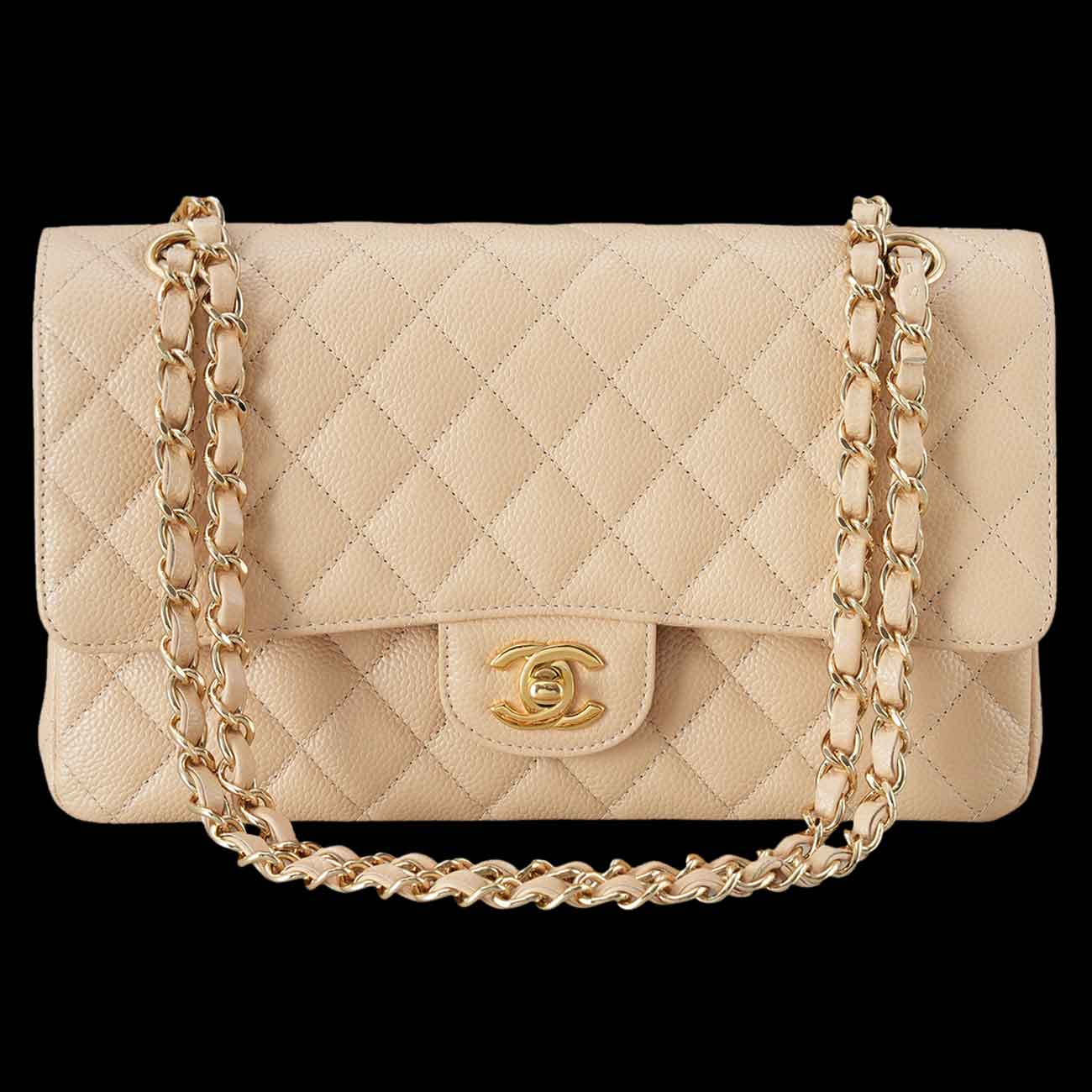 CHANEL(USED)샤넬 캐비어 클래식 미듐 플랩백