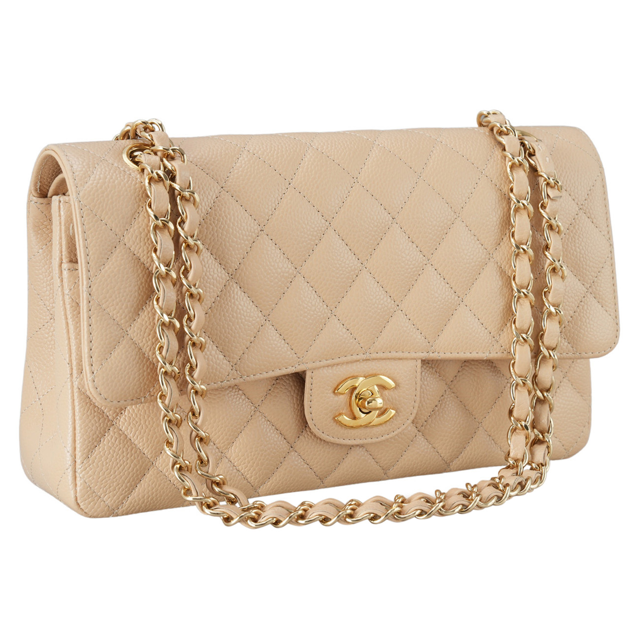 CHANEL(USED)샤넬 캐비어 클래식 미듐 플랩백