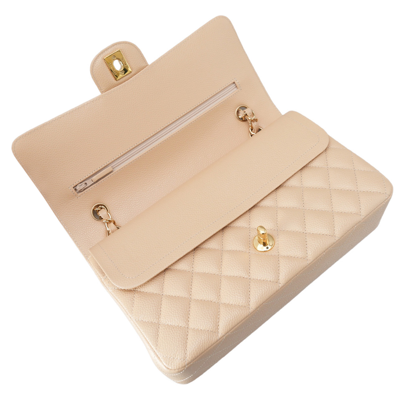 CHANEL(USED)샤넬 캐비어 클래식 미듐 플랩백
