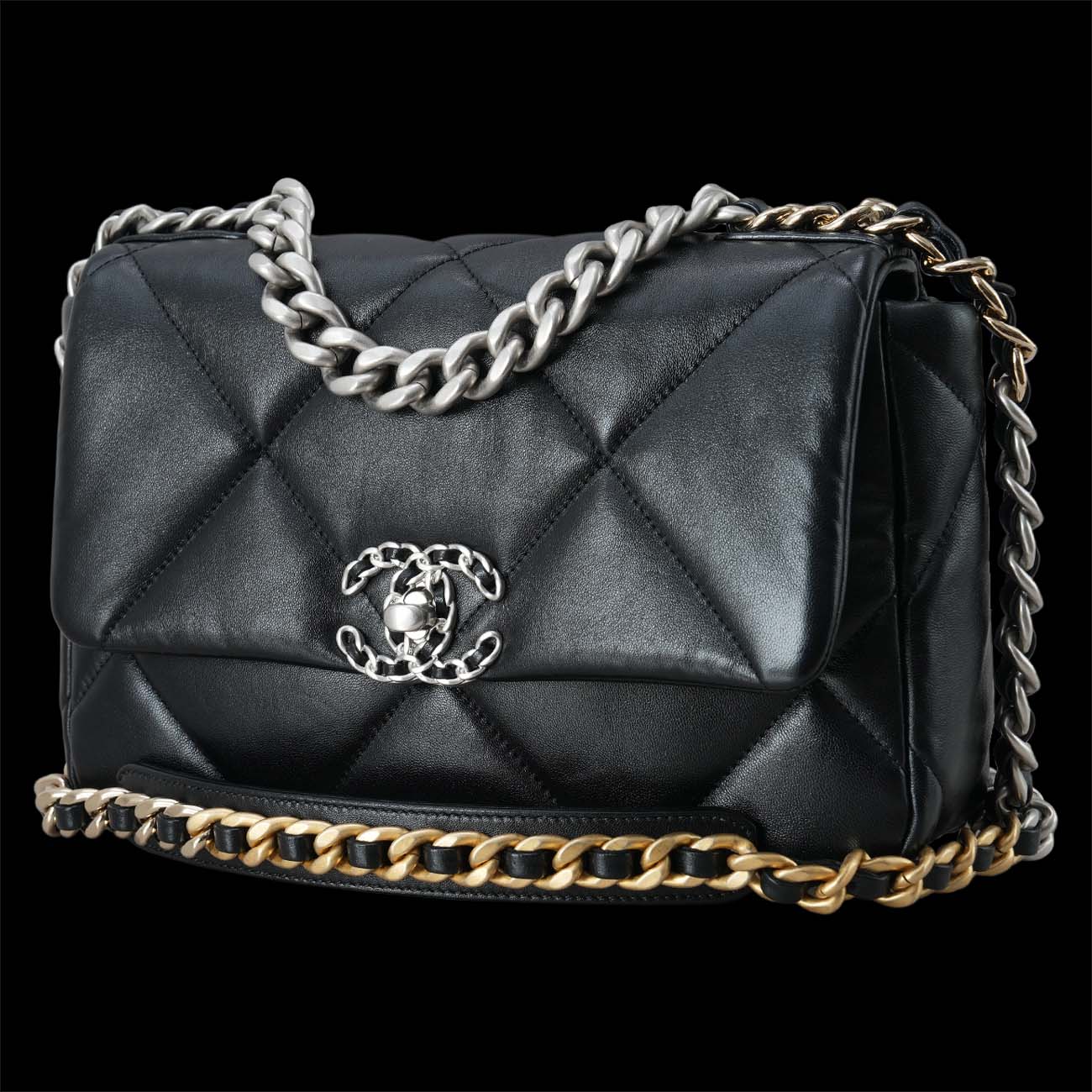 CHANEL(USED)샤넬 19백 미듐