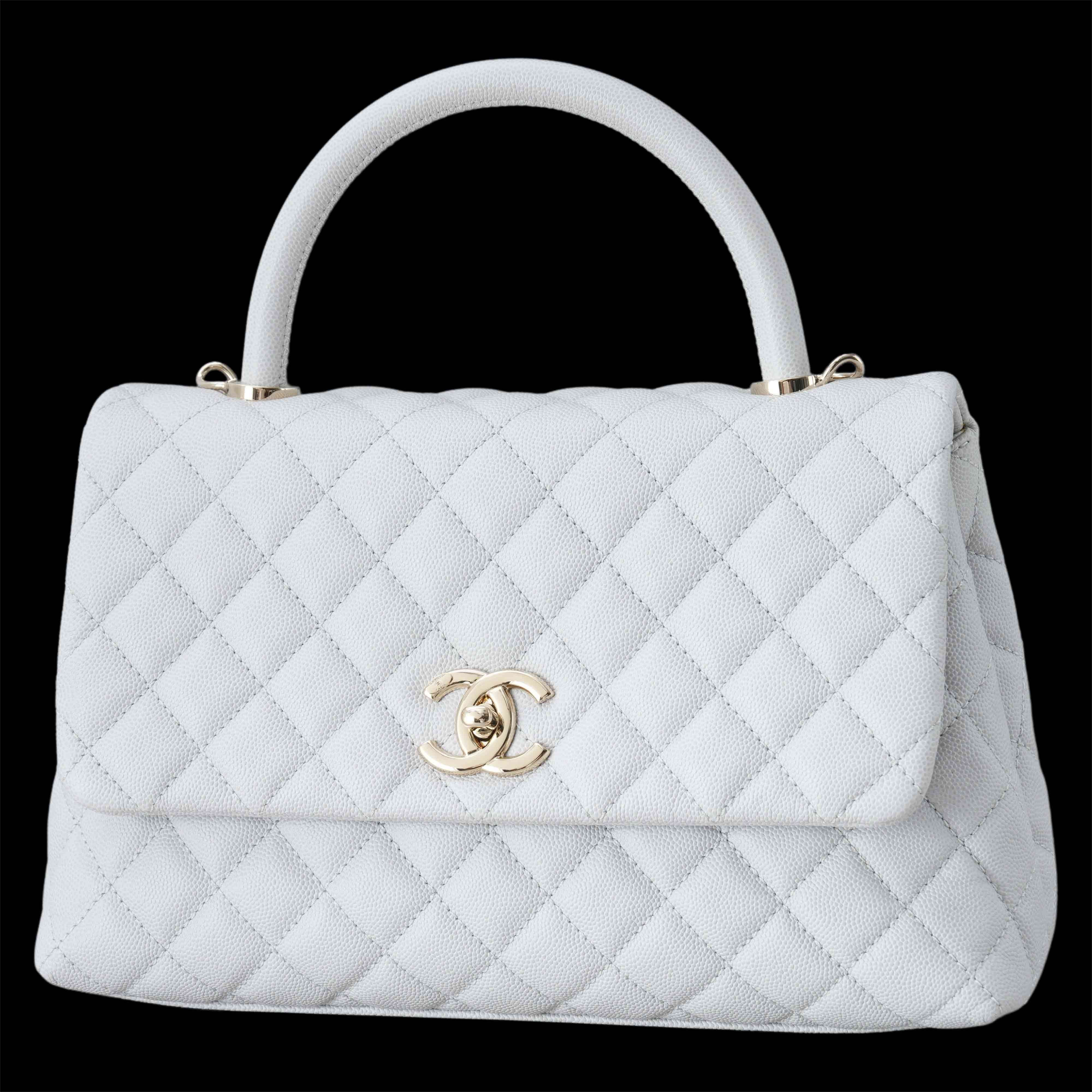CHANEL(USED)샤넬 캐비어 코코핸들 미듐