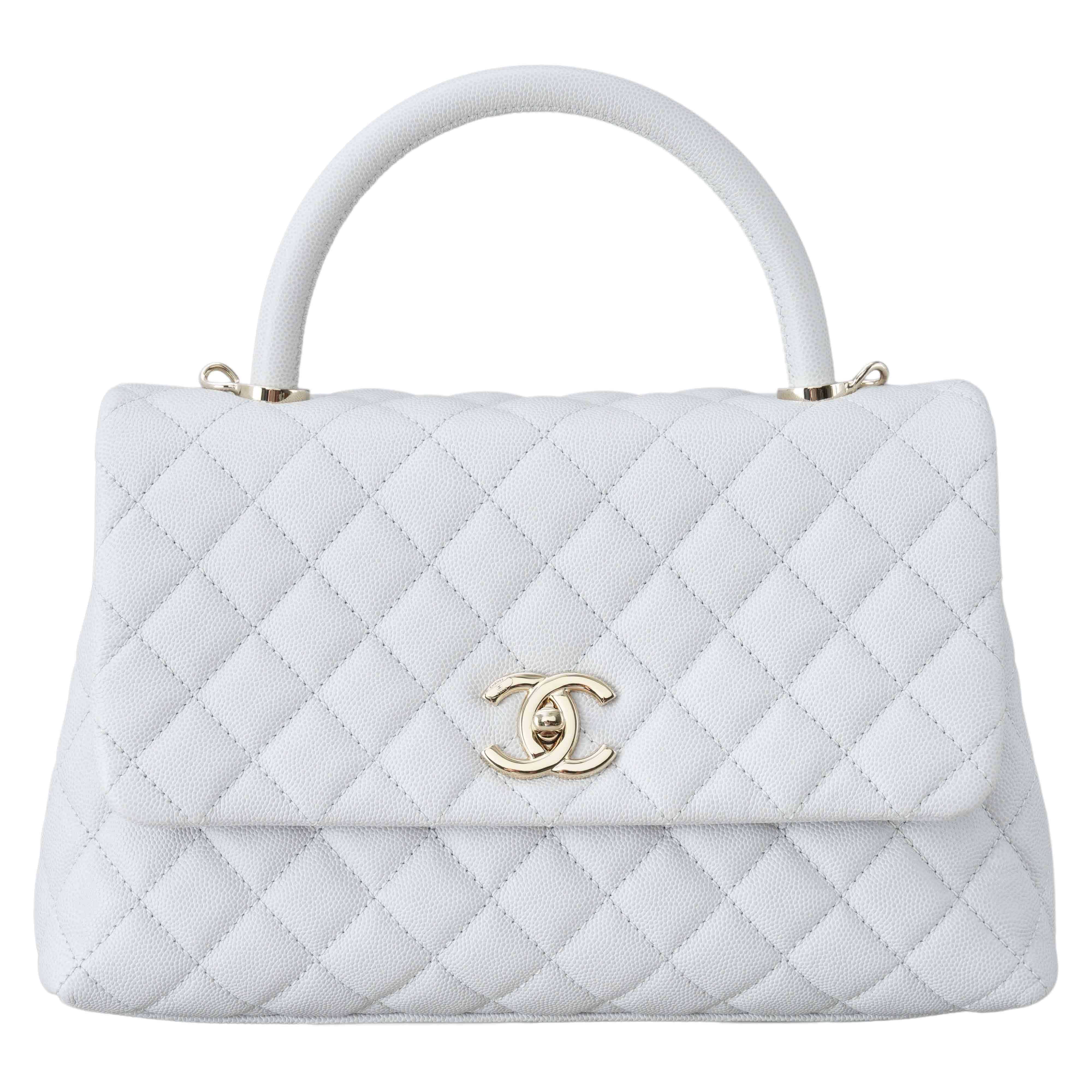 CHANEL(USED)샤넬 캐비어 코코핸들 미듐
