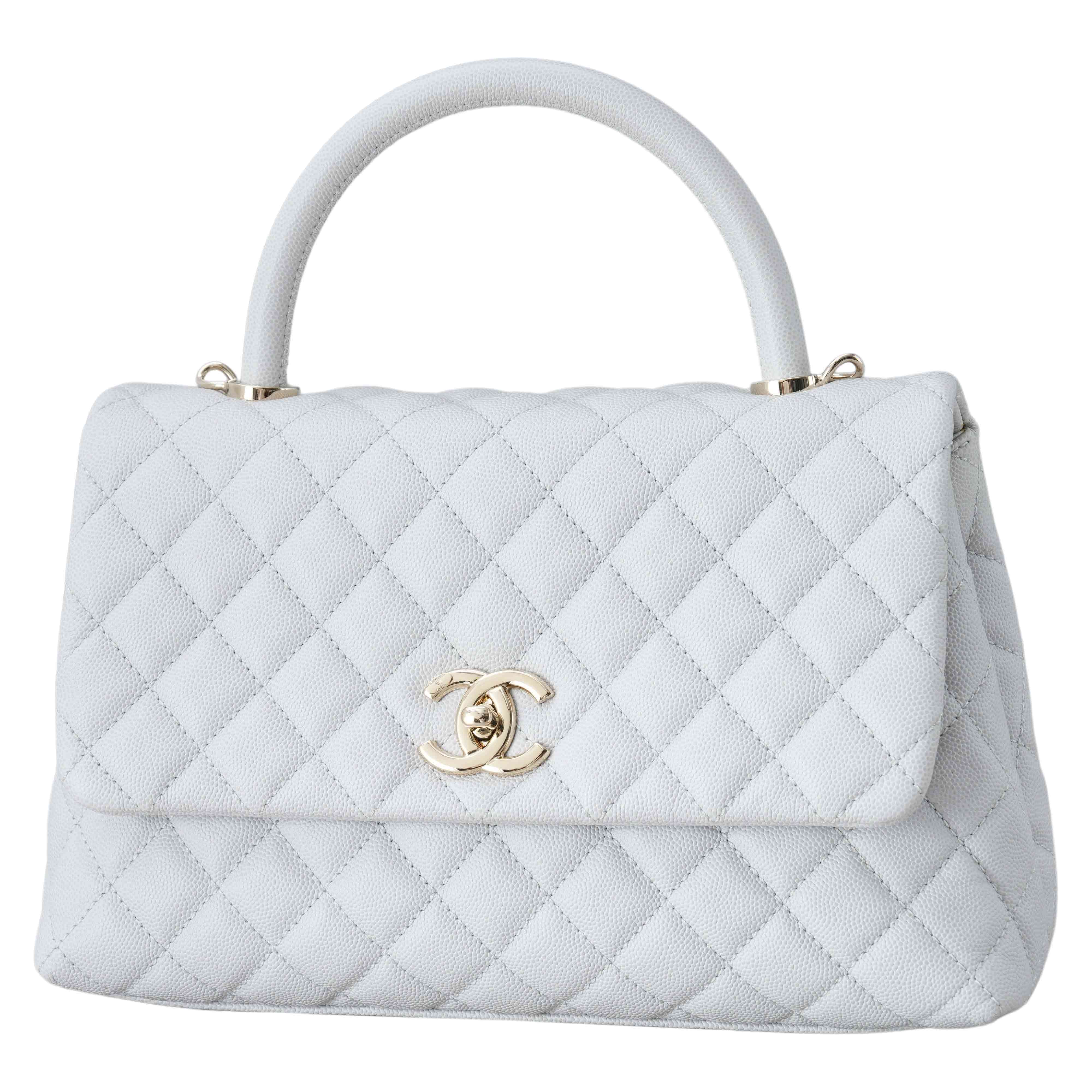 CHANEL(USED)샤넬 캐비어 코코핸들 미듐