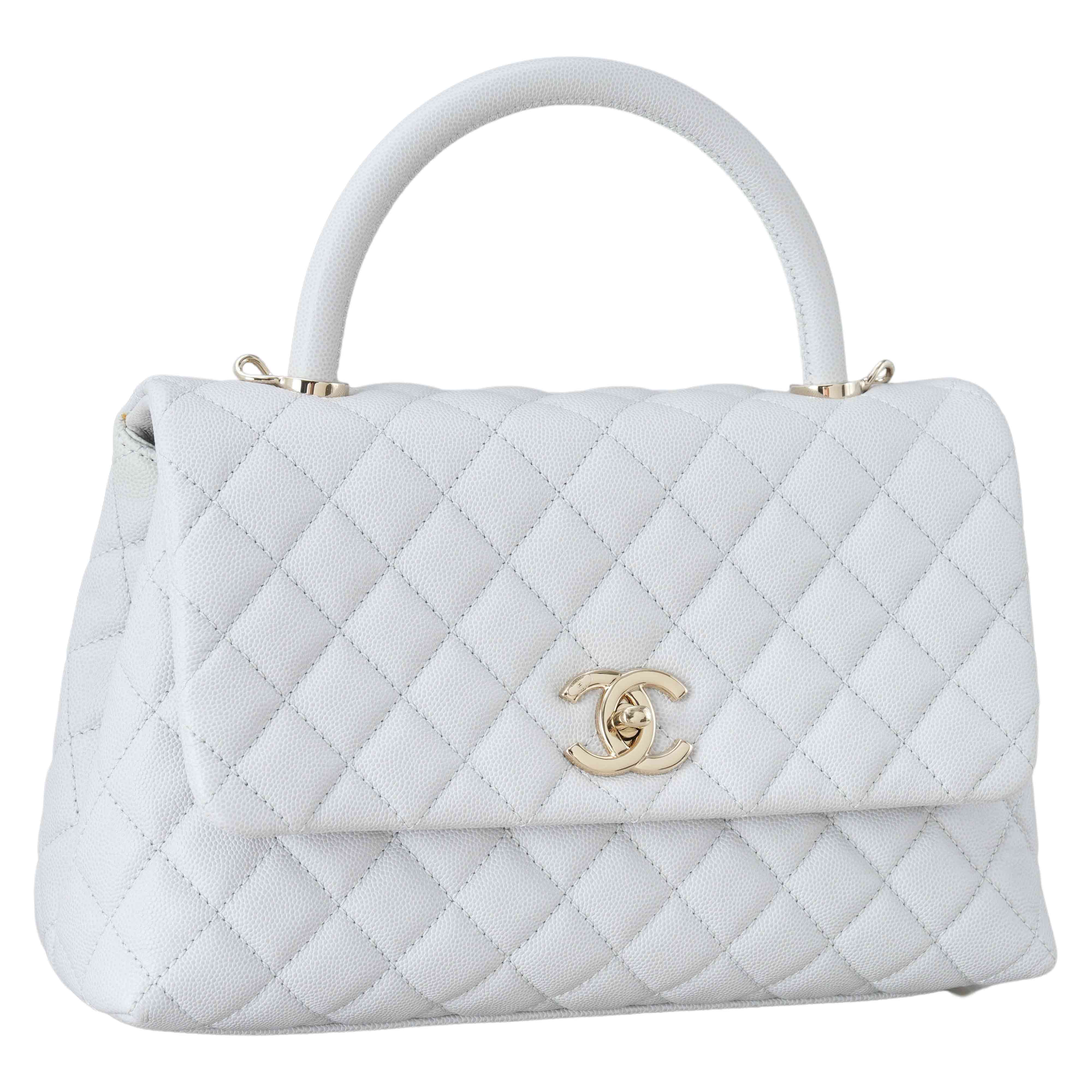CHANEL(USED)샤넬 캐비어 코코핸들 미듐