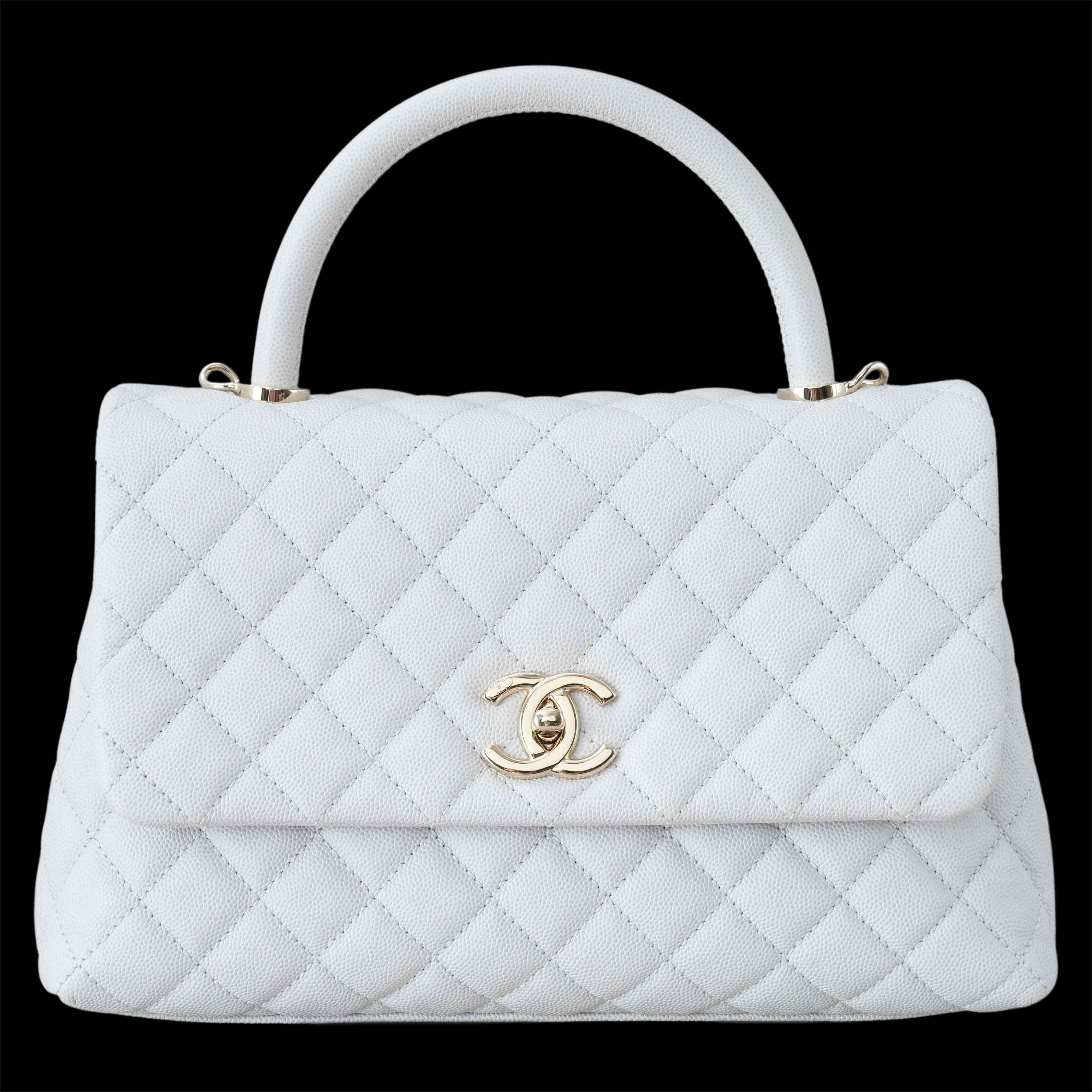 CHANEL(USED)샤넬 캐비어 코코핸들 미듐