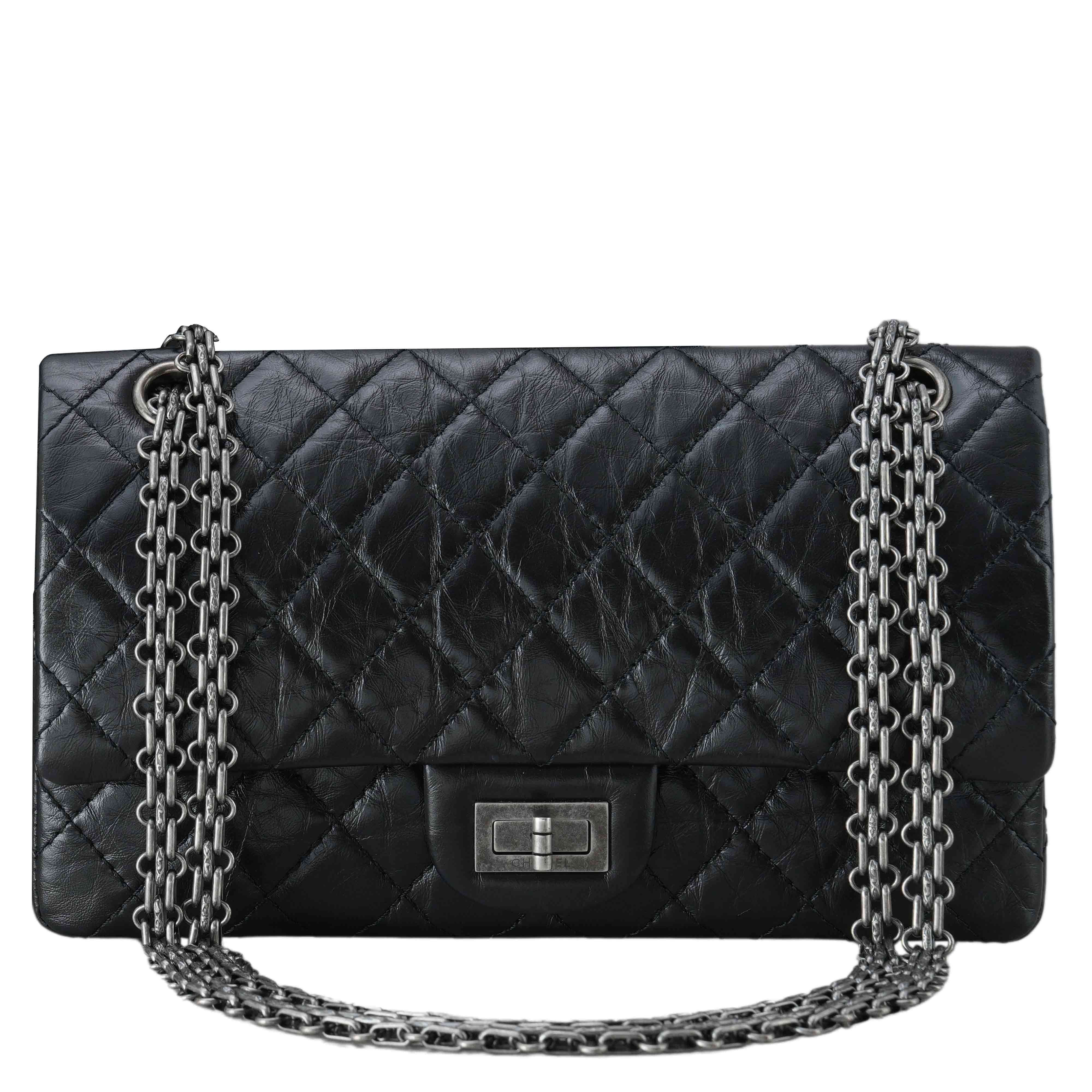 CHANEL(USED)샤넬 A37586 빈티지 2.55 미듐 플랩백
