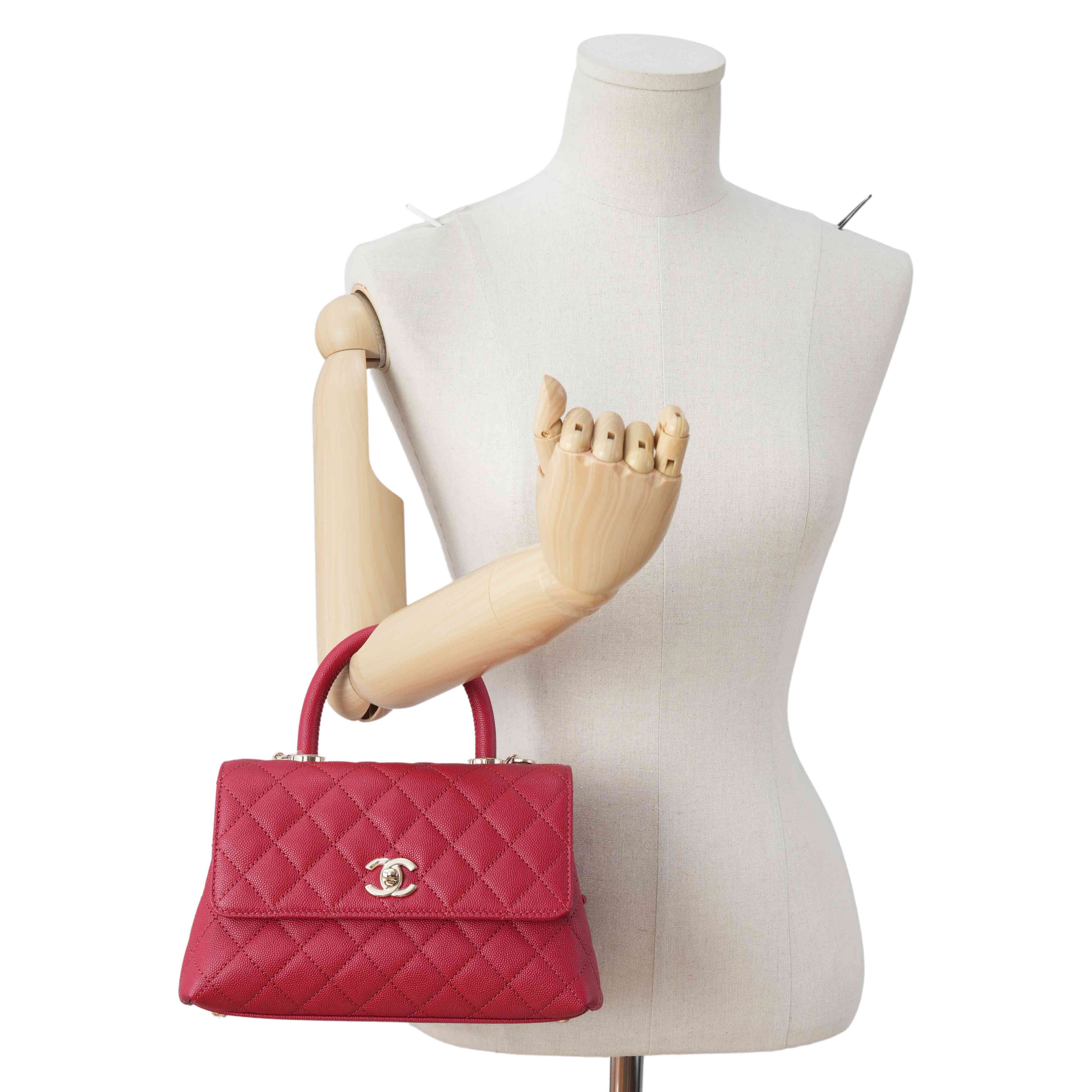 CHANEL(USED)샤넬 캐비어 코코핸들 스몰