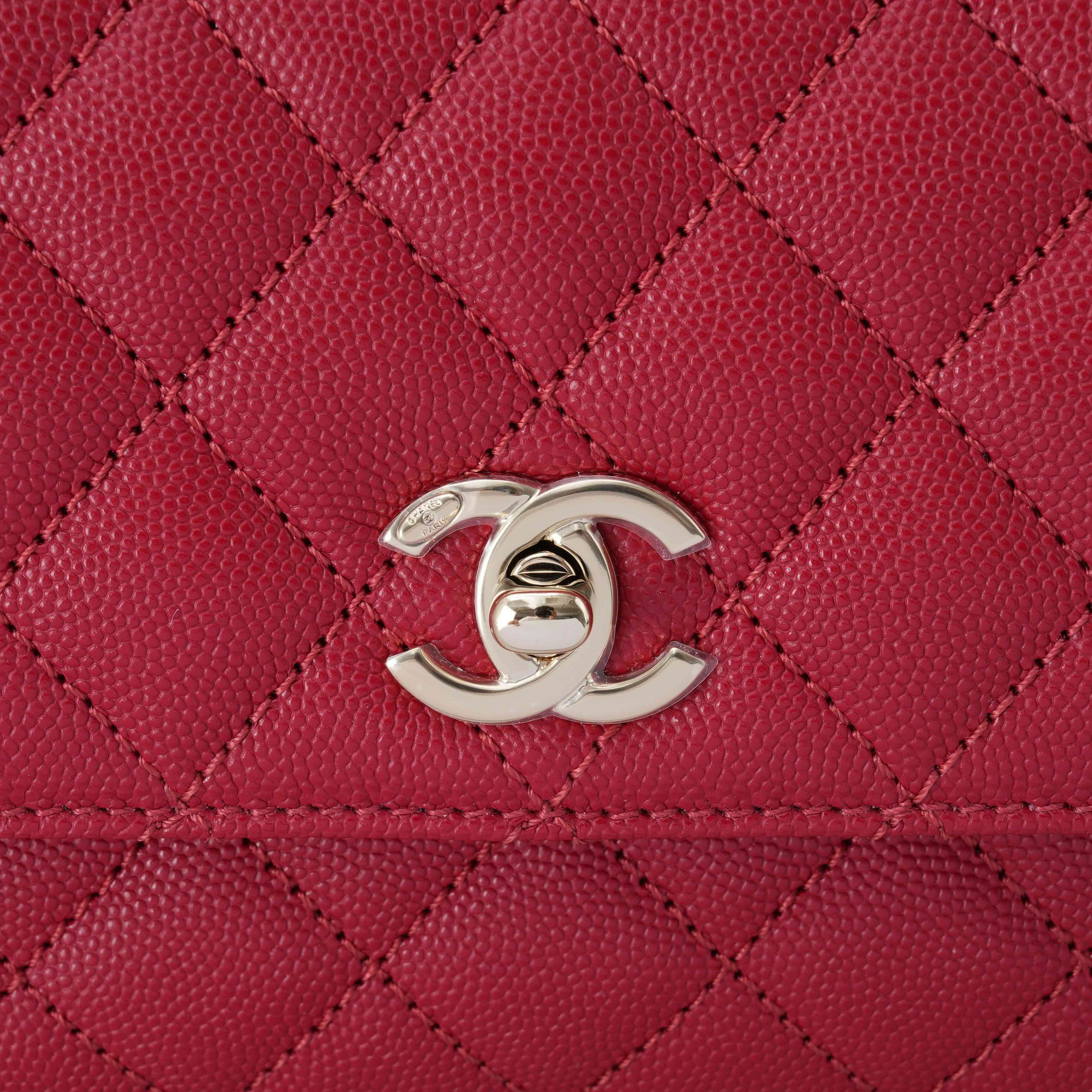 CHANEL(USED)샤넬 캐비어 코코핸들 스몰
