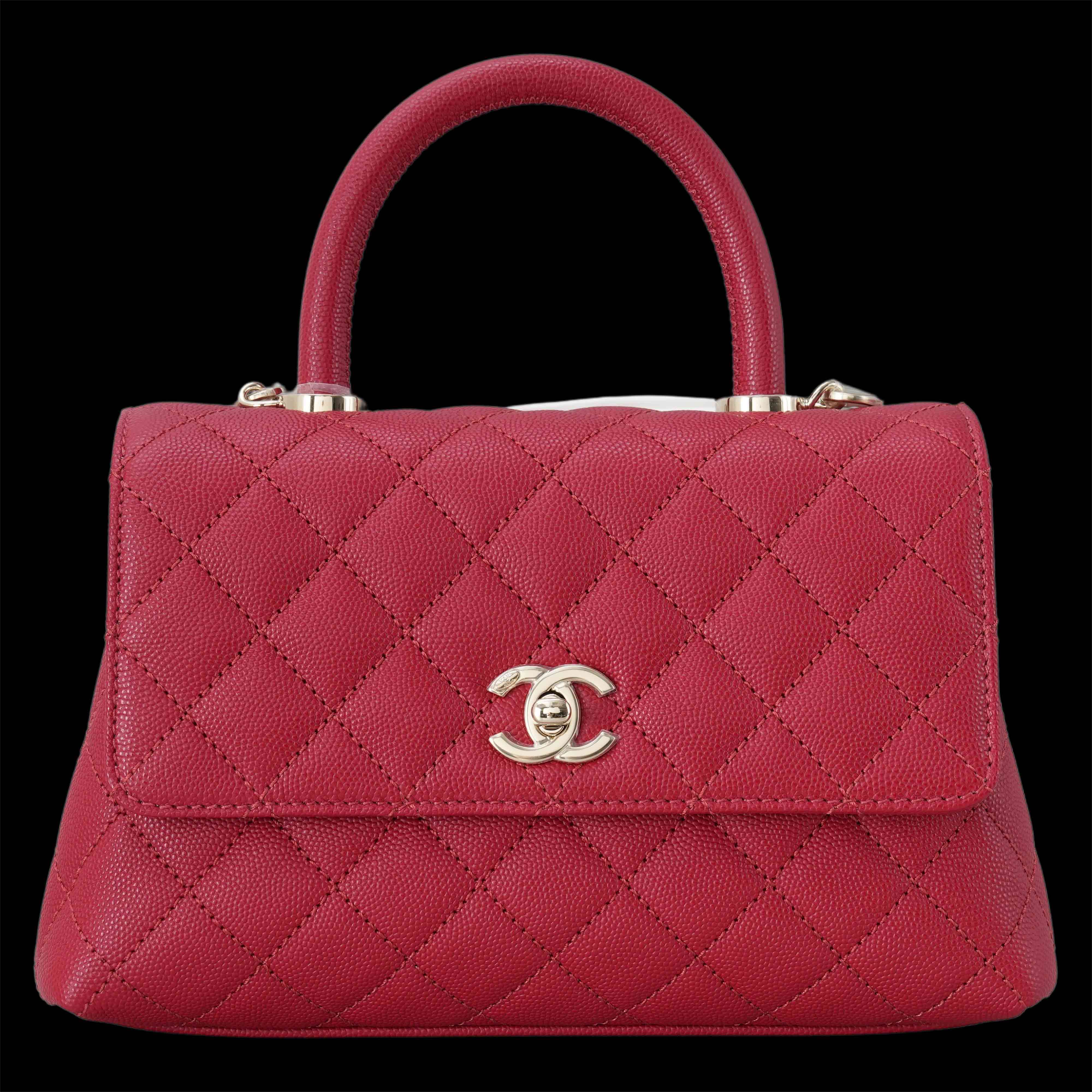 CHANEL(USED)샤넬 캐비어 코코핸들 스몰