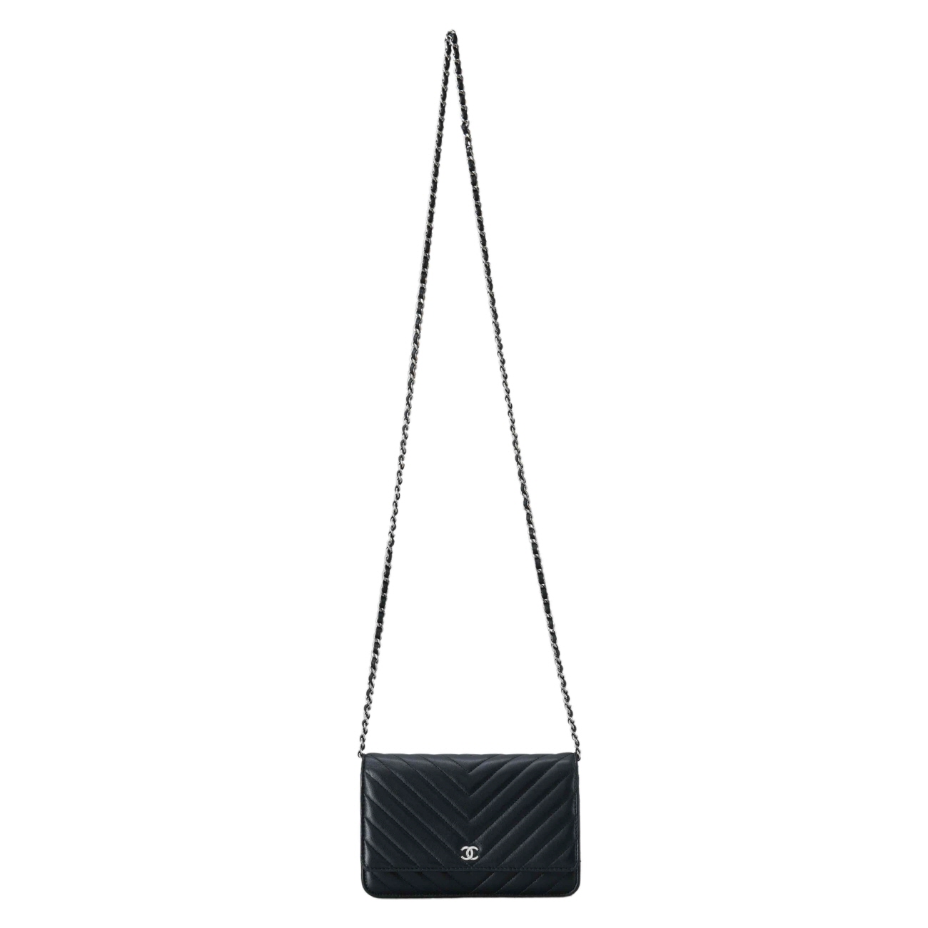 CHANEL(USED)샤넬 램스킨 쉐브론 WOC