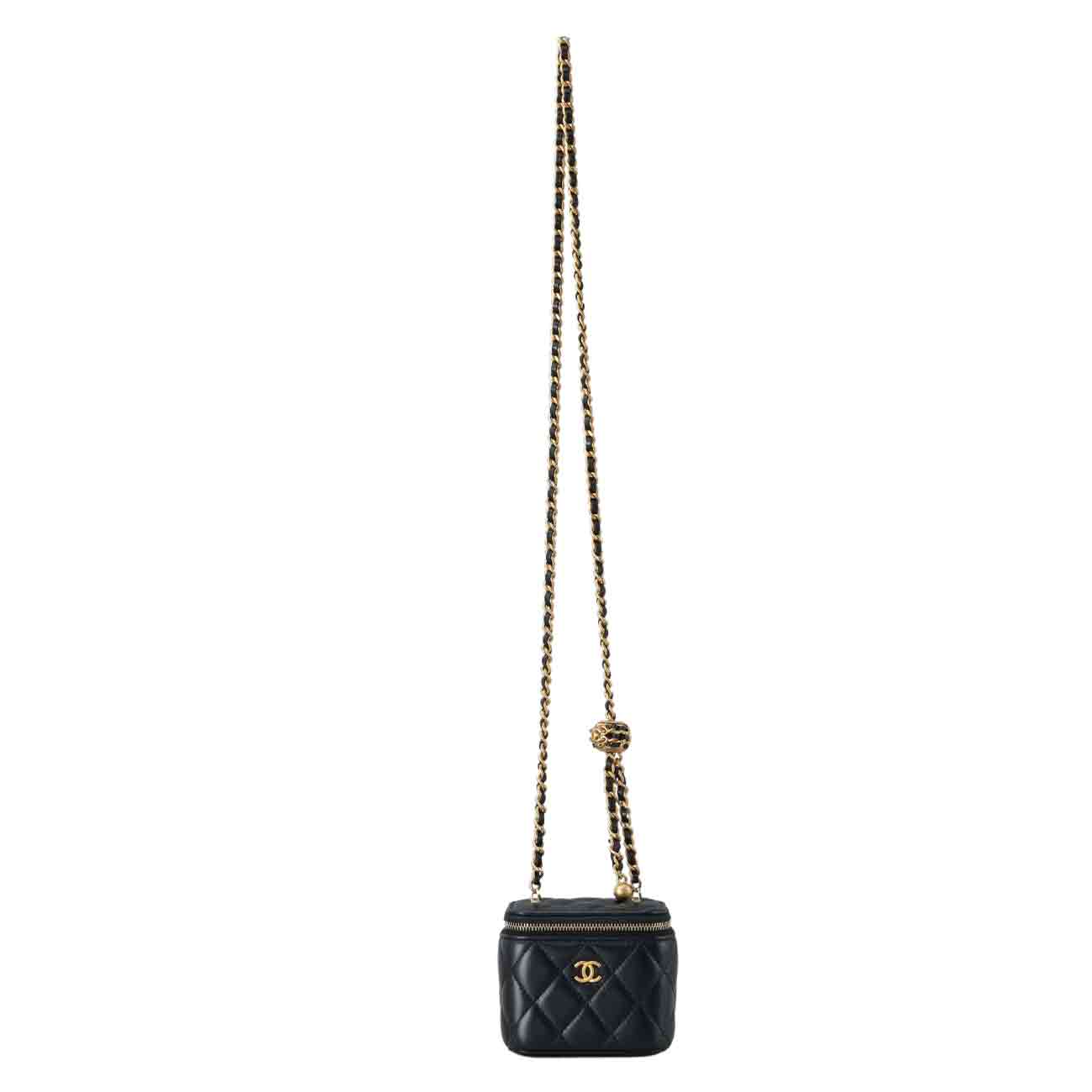 CHANEL(USED)샤넬 AP1447 골든볼 베니티 크로스백