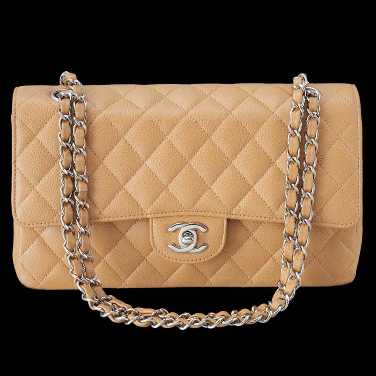 CHANEL(USED)샤넬 캐비어 클래식 미듐 플랩백