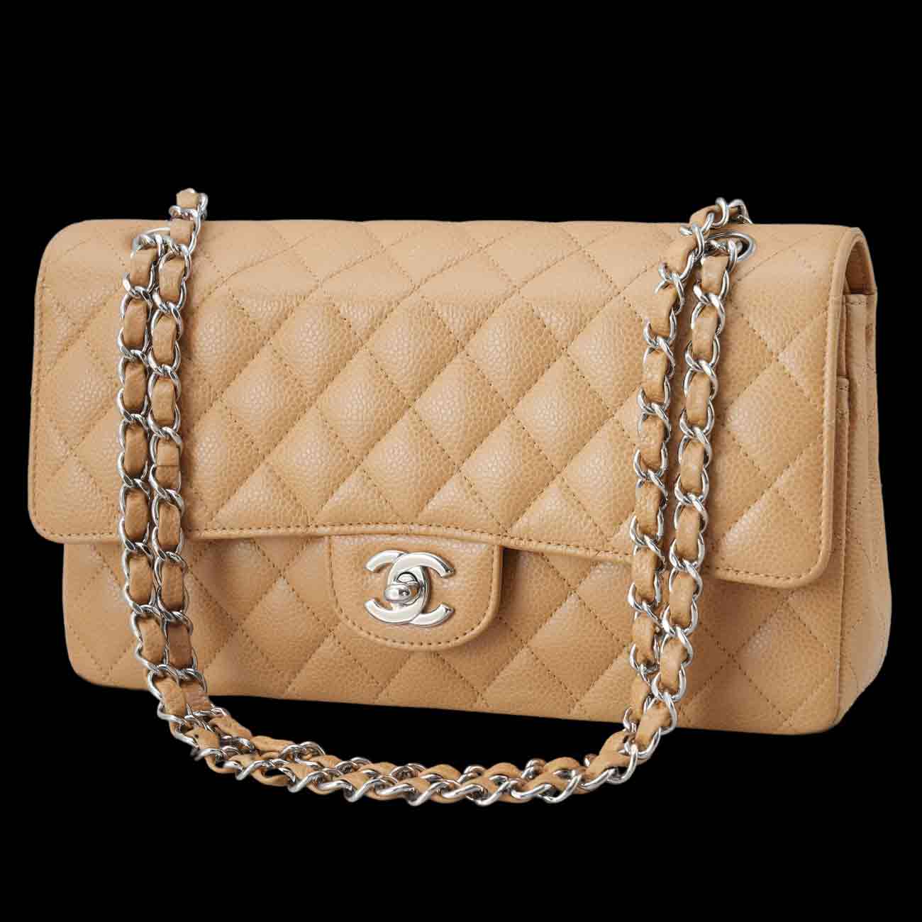 CHANEL(USED)샤넬 캐비어 클래식 미듐 플랩백