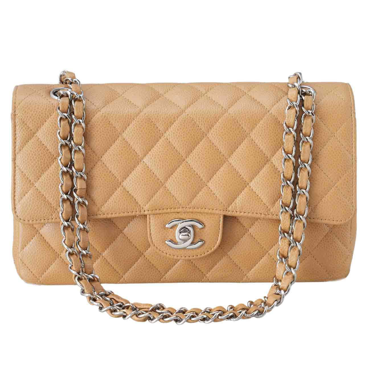 CHANEL(USED)샤넬 캐비어 클래식 미듐 플랩백
