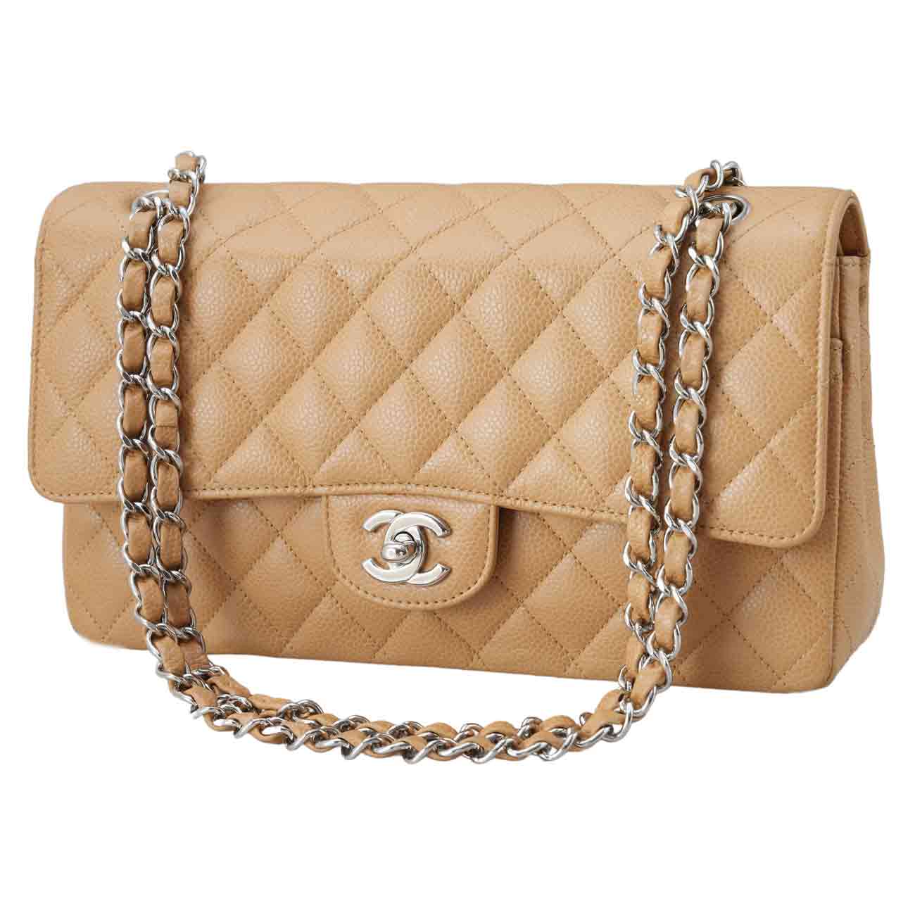 CHANEL(USED)샤넬 캐비어 클래식 미듐 플랩백