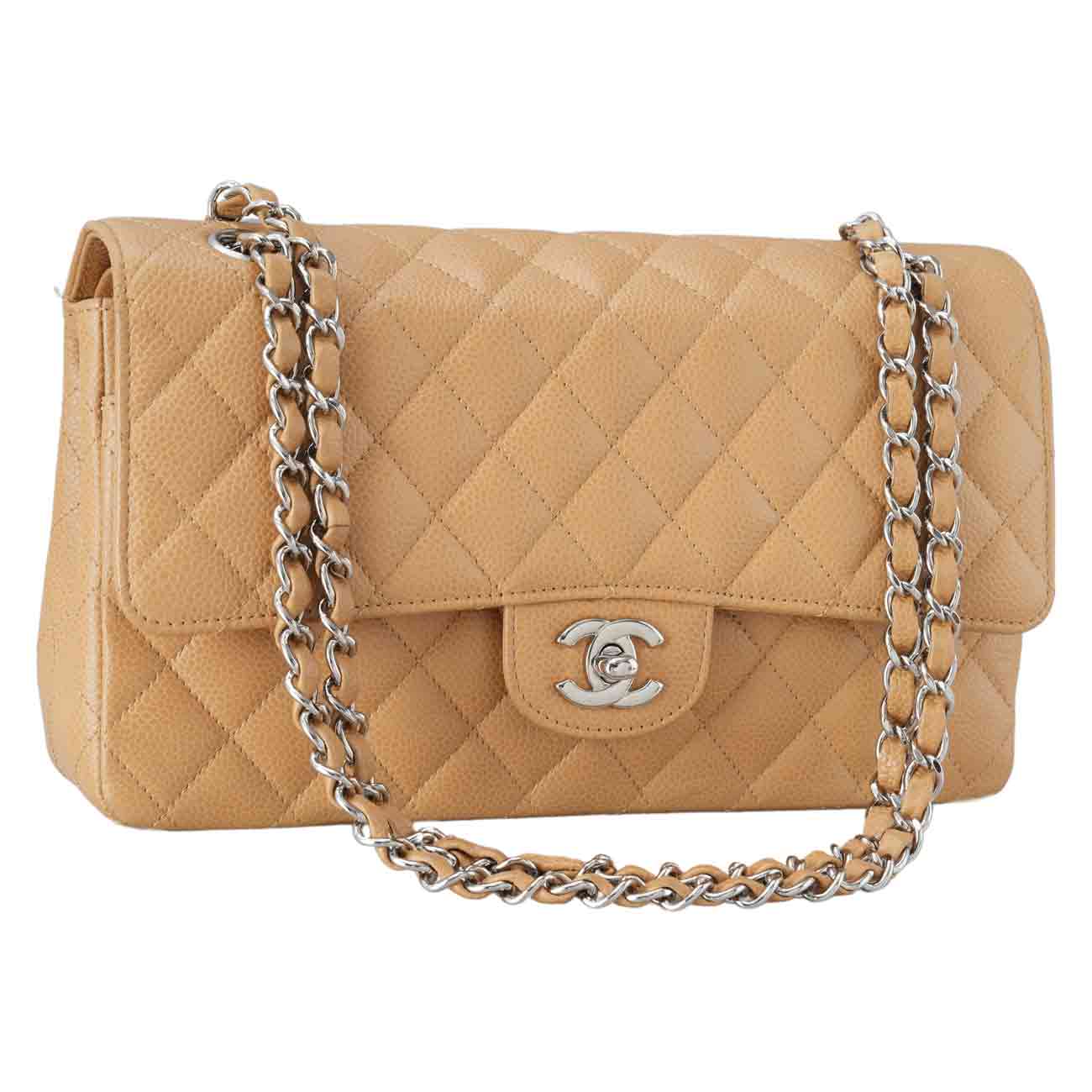 CHANEL(USED)샤넬 캐비어 클래식 미듐 플랩백