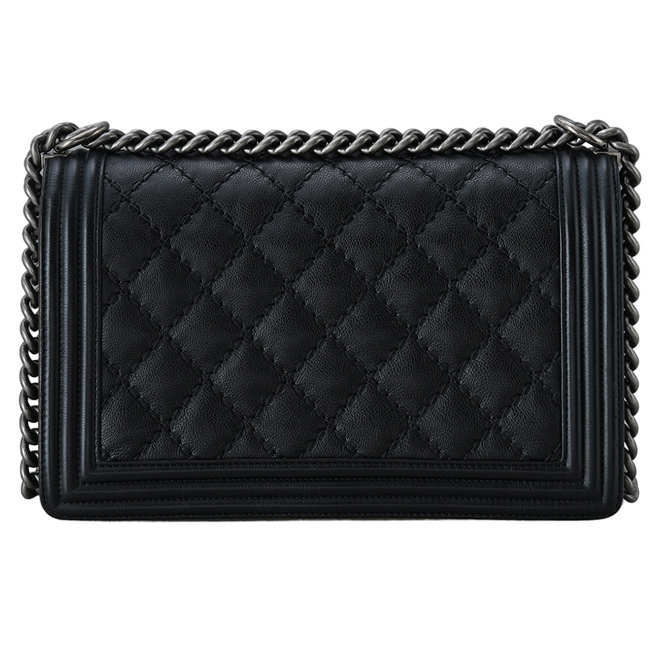 CHANEL(USED)샤넬 시즌 보이샤넬 라지 체인 플랩백