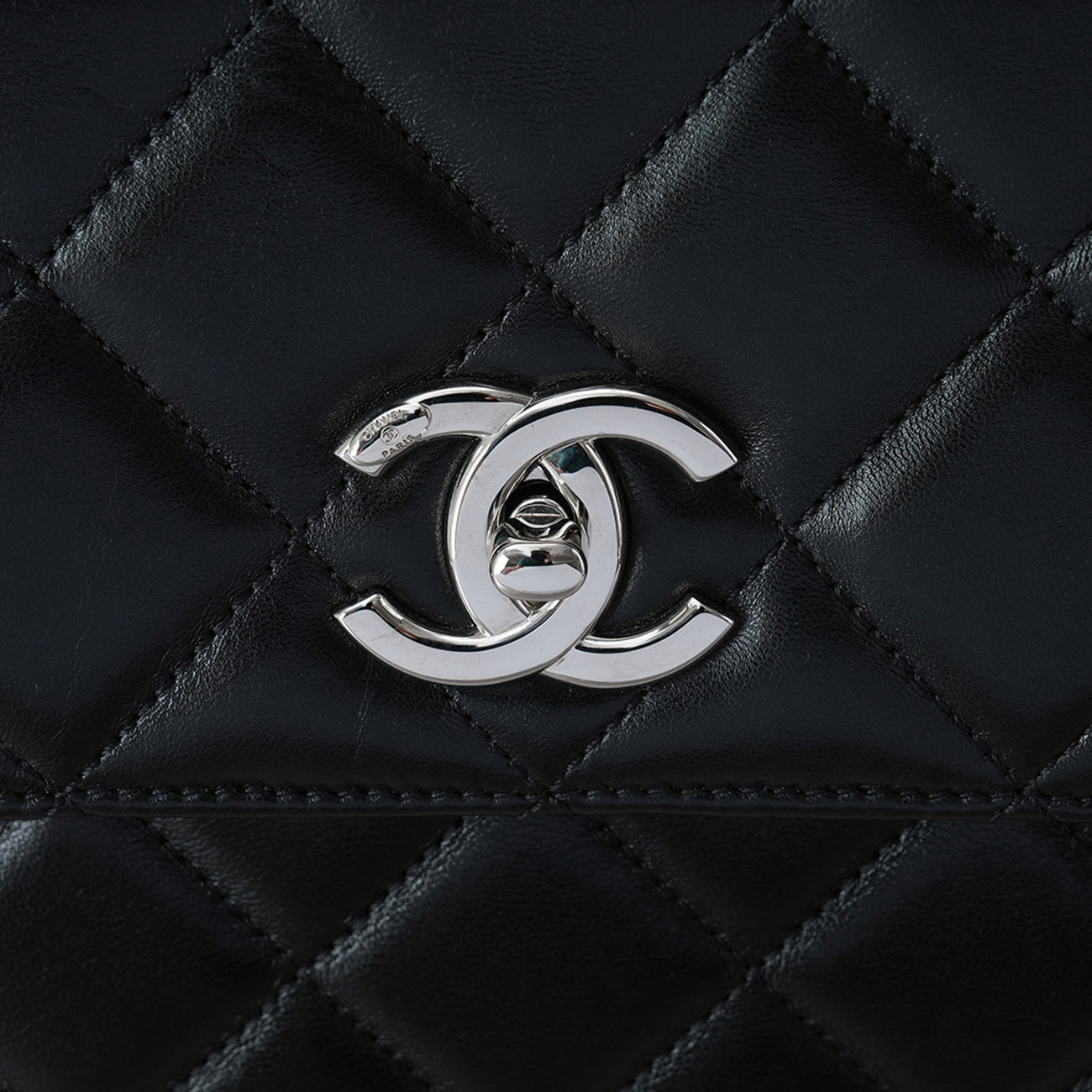 CHANEL(USED)샤넬 A92237 램스킨 트렌디 CC 라지