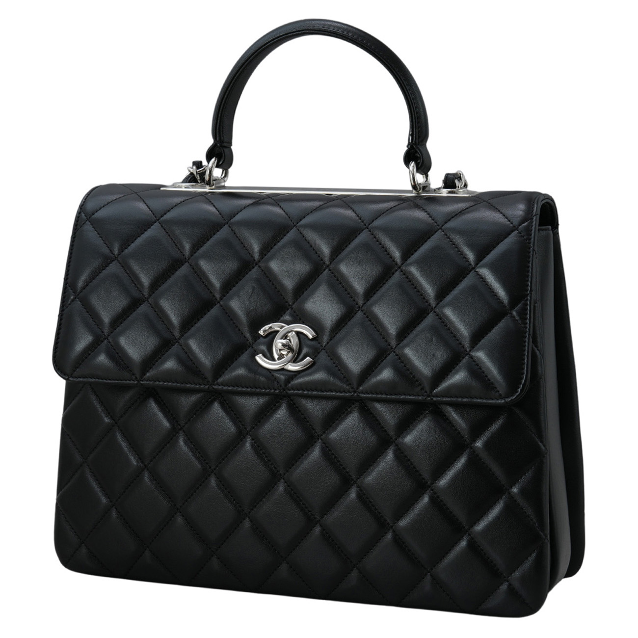 CHANEL(USED)샤넬 A92237 램스킨 트렌디 CC 라지