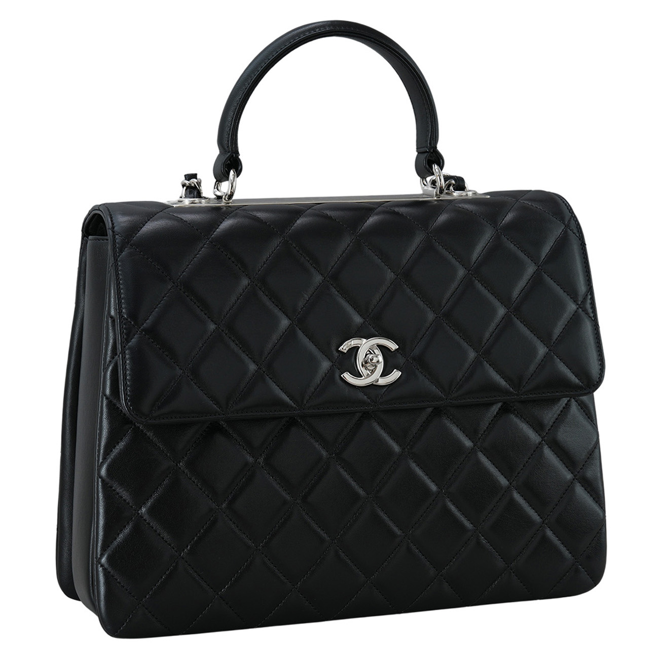 CHANEL(USED)샤넬 A92237 램스킨 트렌디 CC 라지