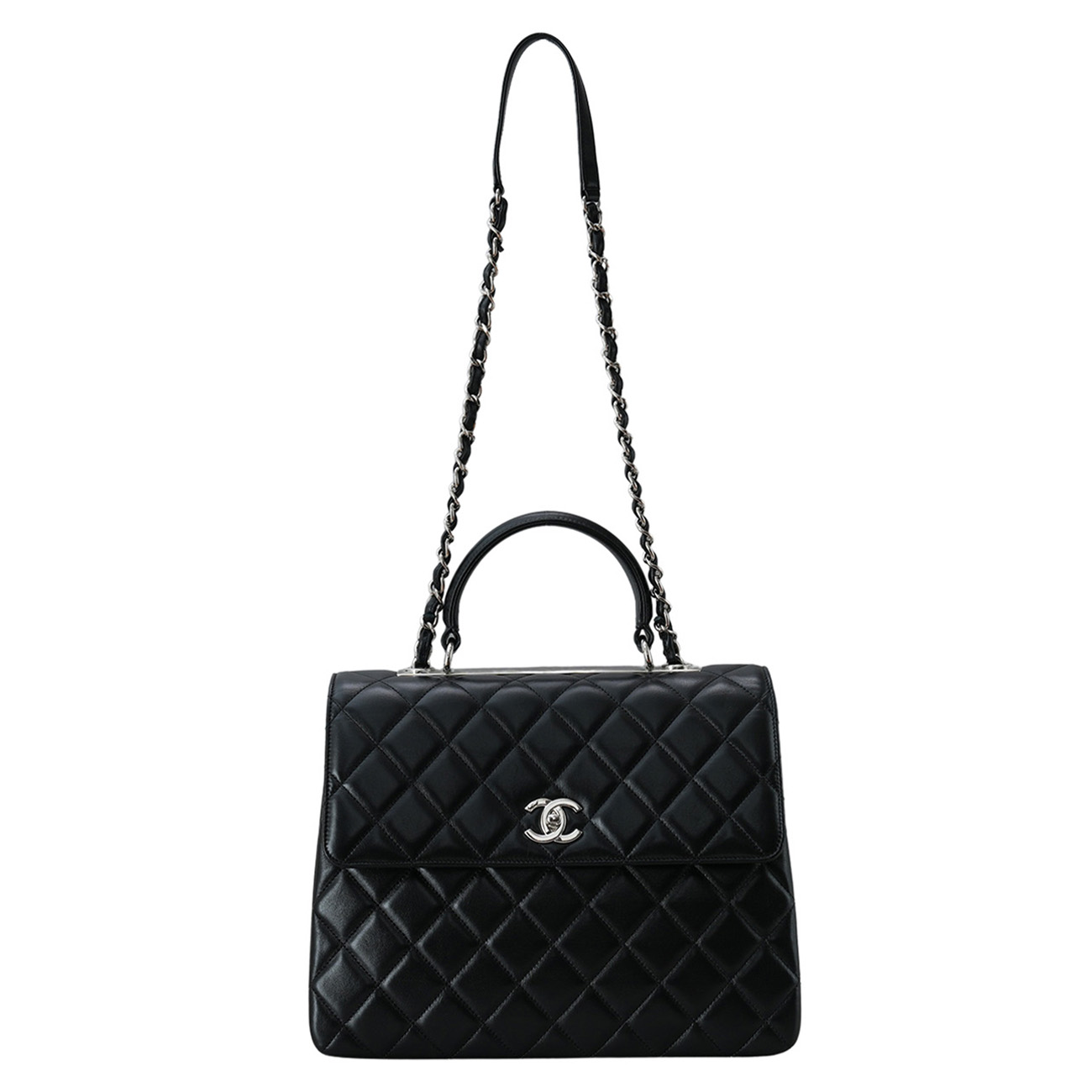 CHANEL(USED)샤넬 A92237 램스킨 트렌디 CC 라지