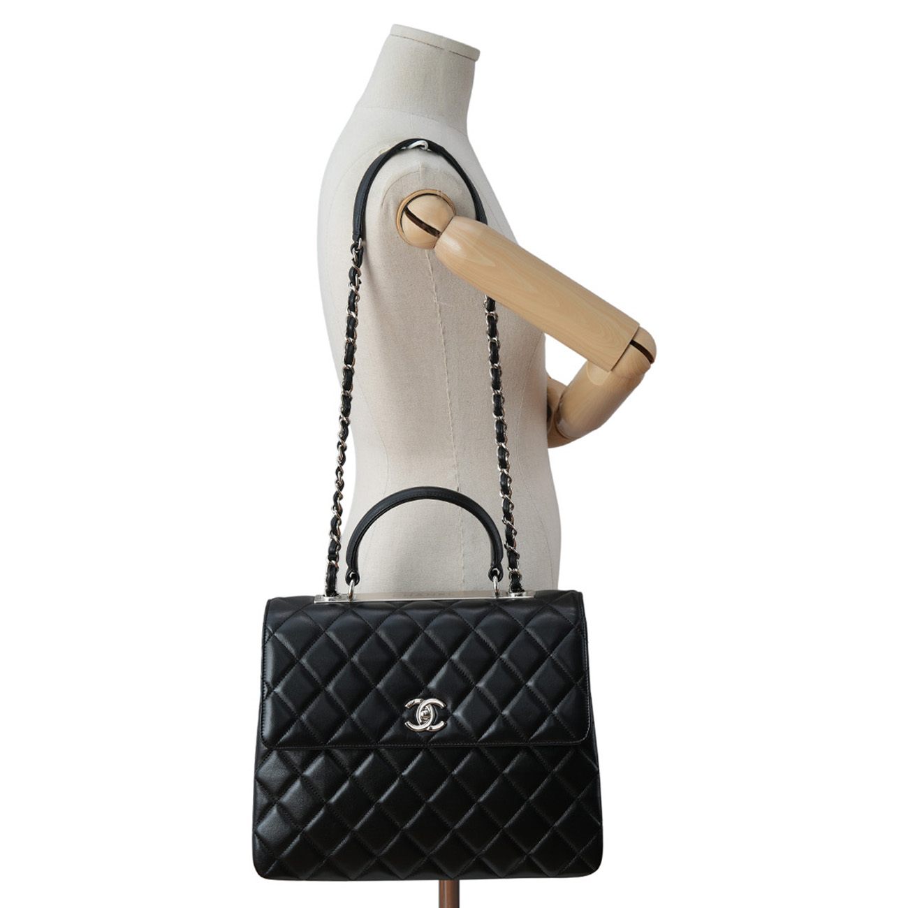 CHANEL(USED)샤넬 A92237 램스킨 트렌디 CC 라지