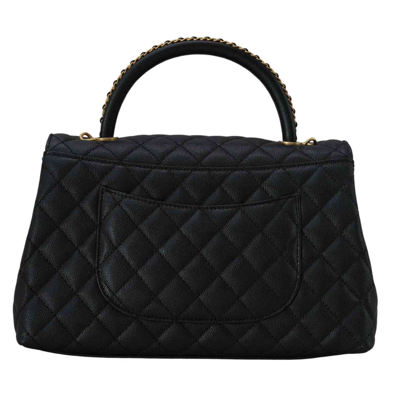 CHANEL(USED)샤넬 A92991 시즌 캐비어 코코핸들 미듐