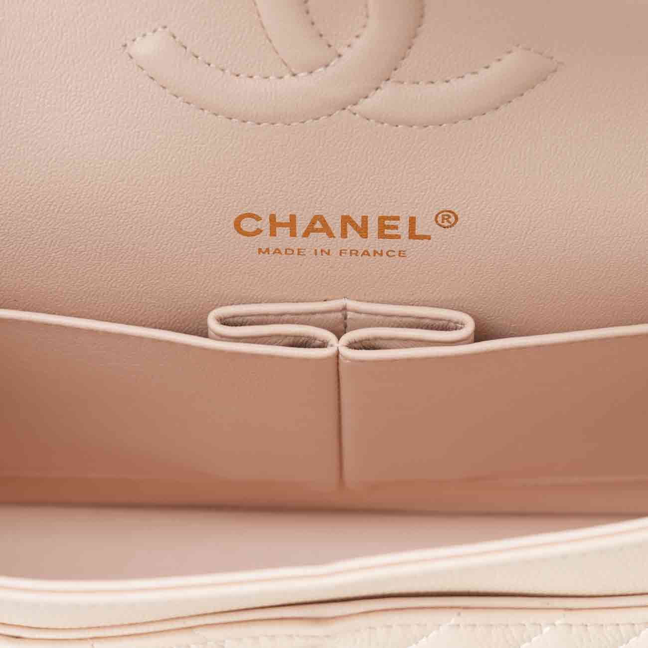 CHANEL(USED)샤넬 캐비어 클래식 쉐브론 미듐 플랩백