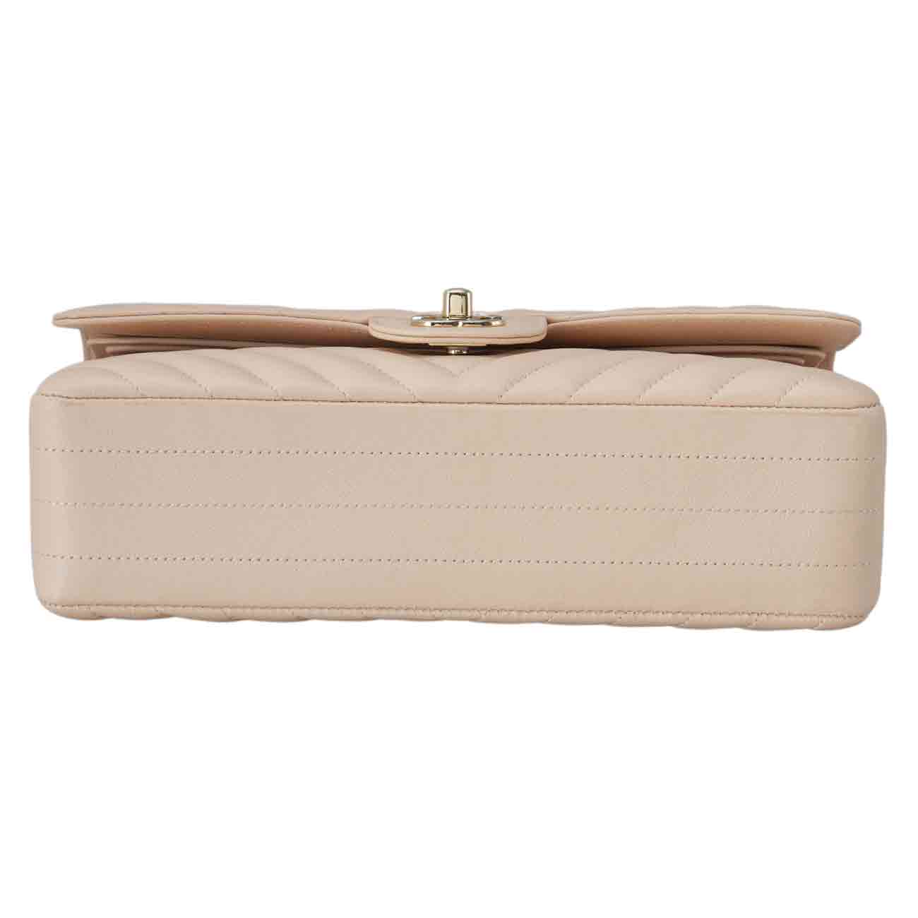 CHANEL(USED)샤넬 캐비어 클래식 쉐브론 미듐 플랩백