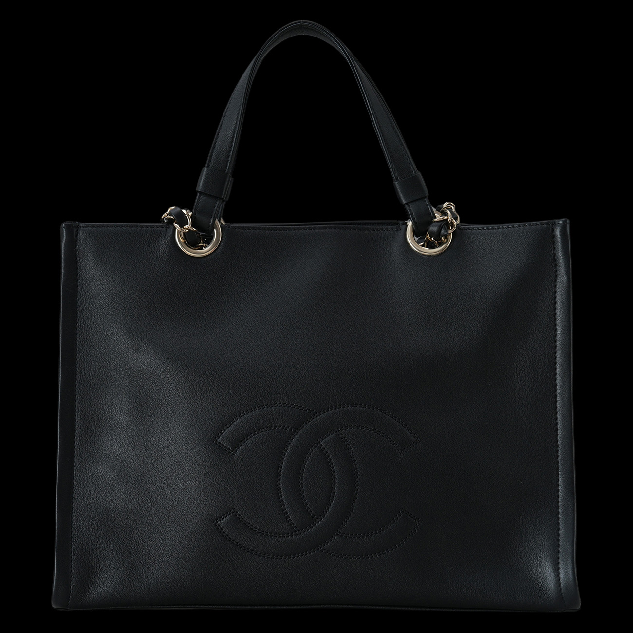 CHANEL(USED)샤넬 램스킨 타임리스 체인 숄더백 블랙