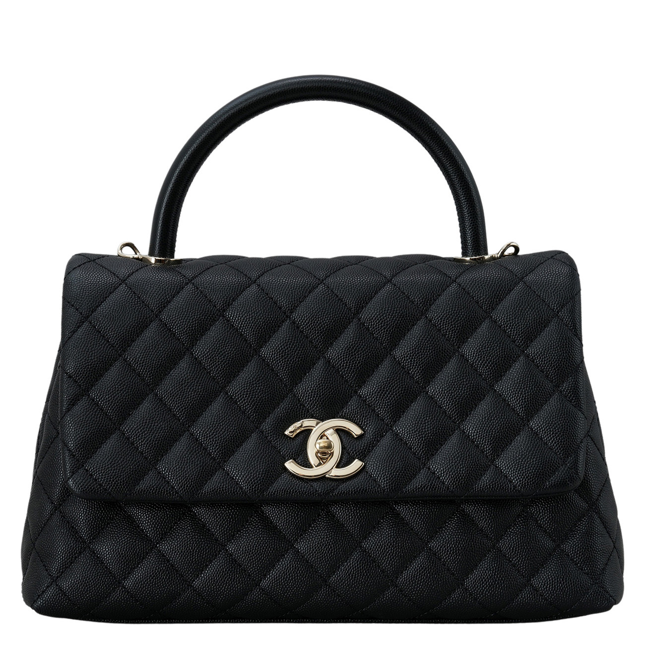 CHANEL(USED)샤넬 캐비어 코코핸들 미듐
