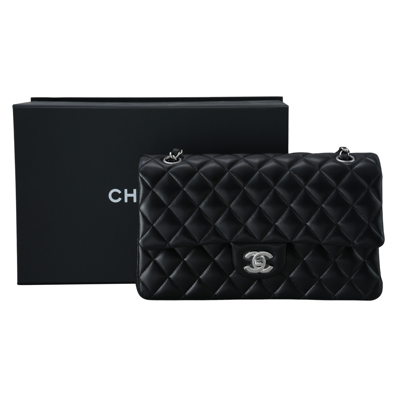 CHANEL(USED)샤넬 클래식 램스킨 미듐