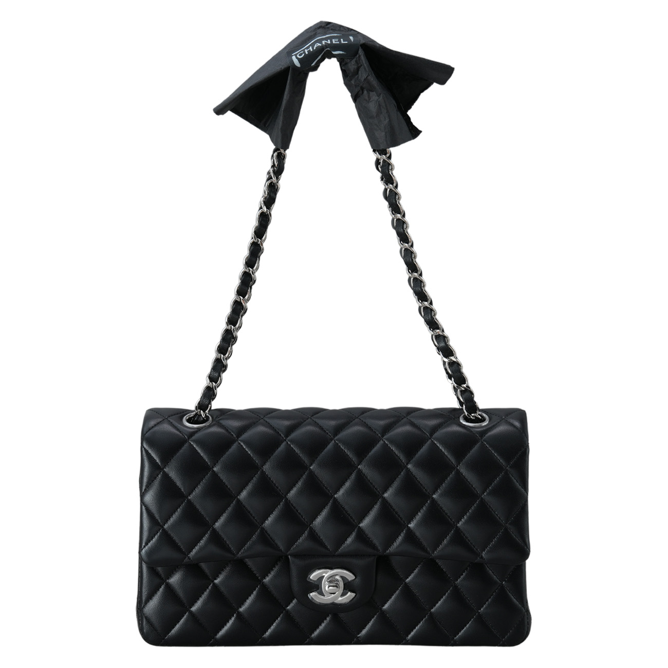 CHANEL(USED)샤넬 클래식 램스킨 미듐