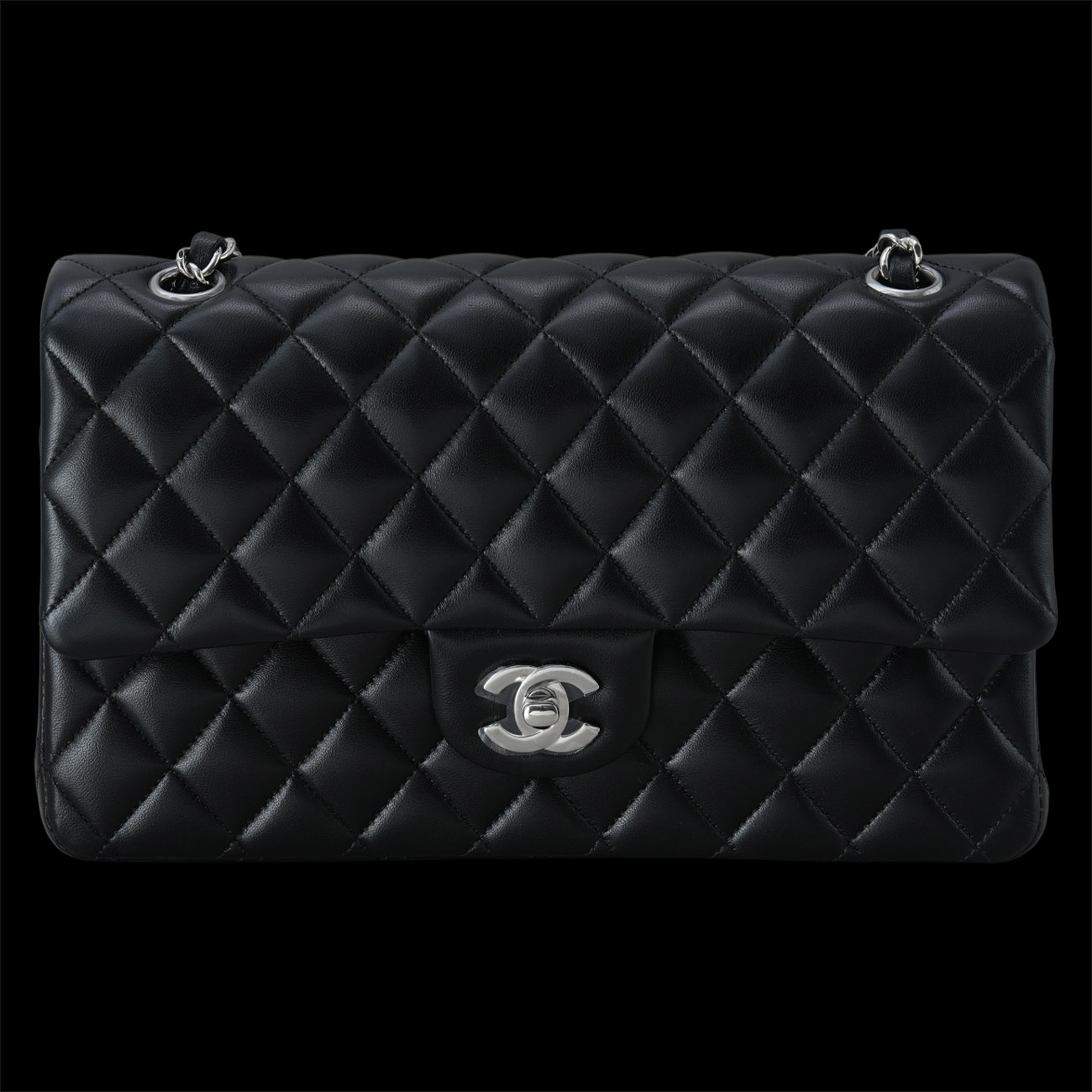 CHANEL(USED)샤넬 클래식 램스킨 미듐
