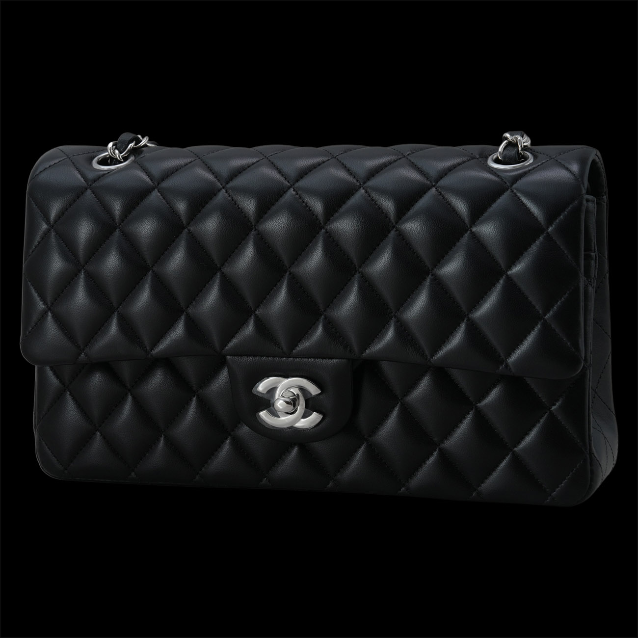 CHANEL(USED)샤넬 클래식 램스킨 미듐