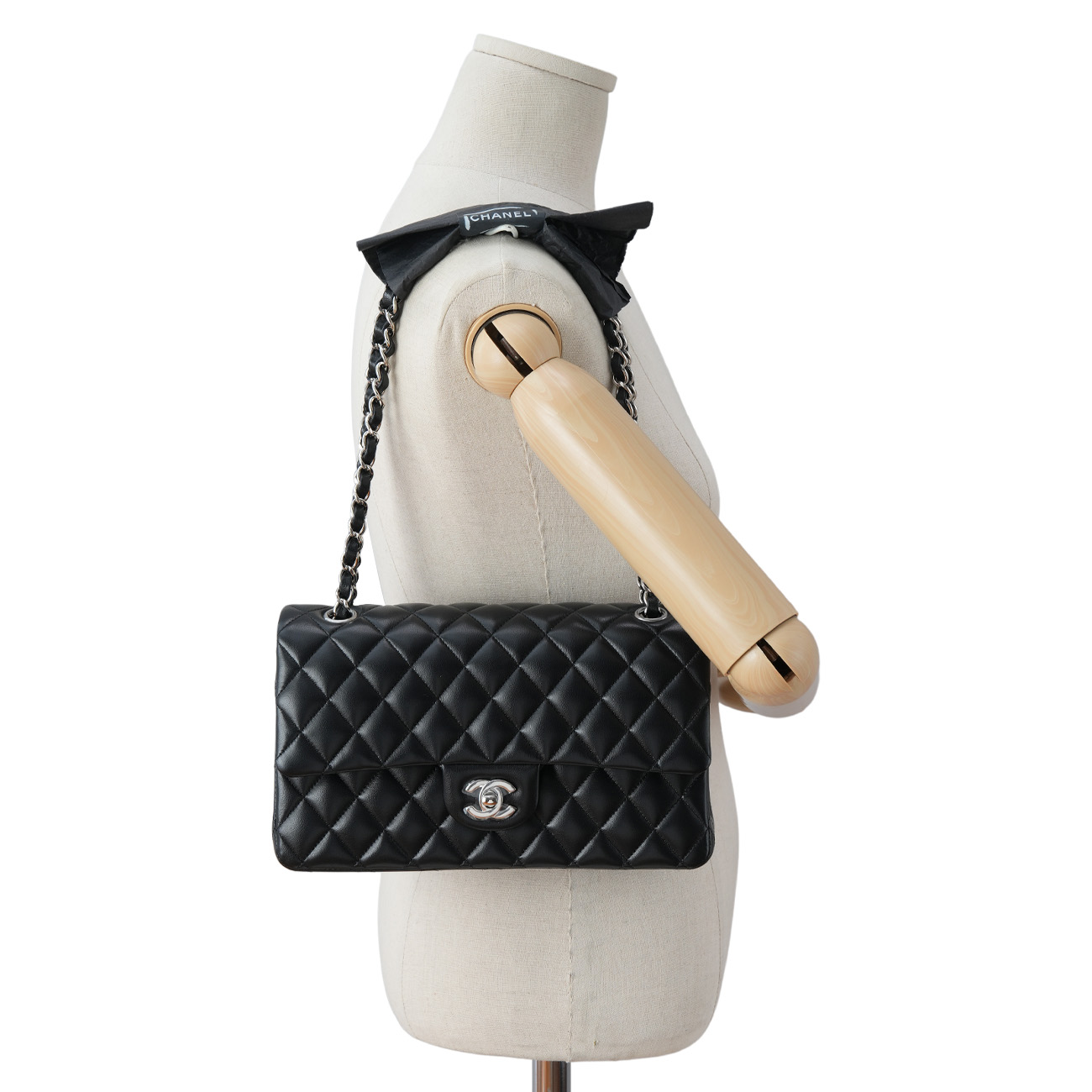 CHANEL(USED)샤넬 클래식 램스킨 미듐