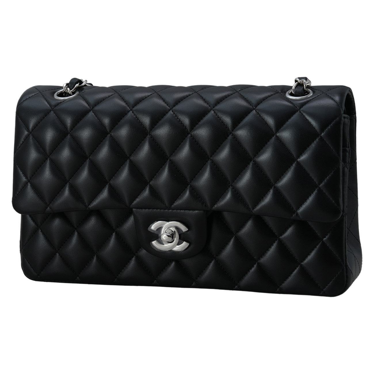 CHANEL(USED)샤넬 클래식 램스킨 미듐
