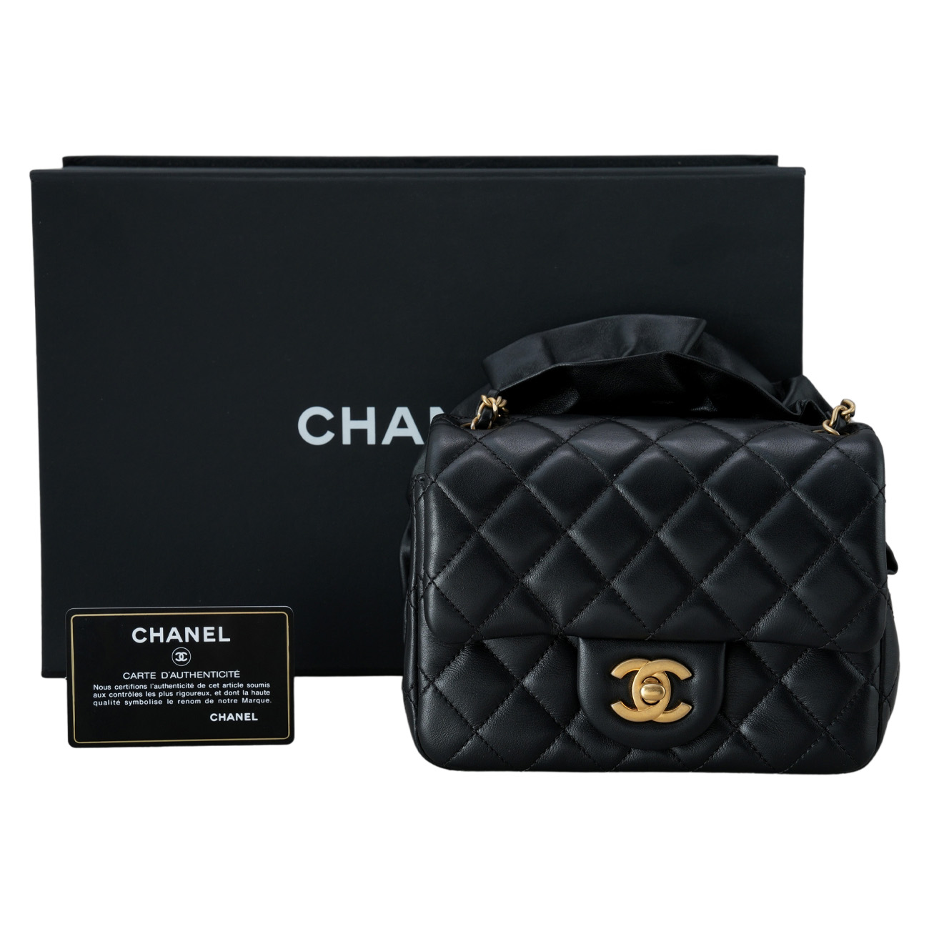 CHANEL(USED)샤넬 시즌 쁘띠삭 리본스트랩