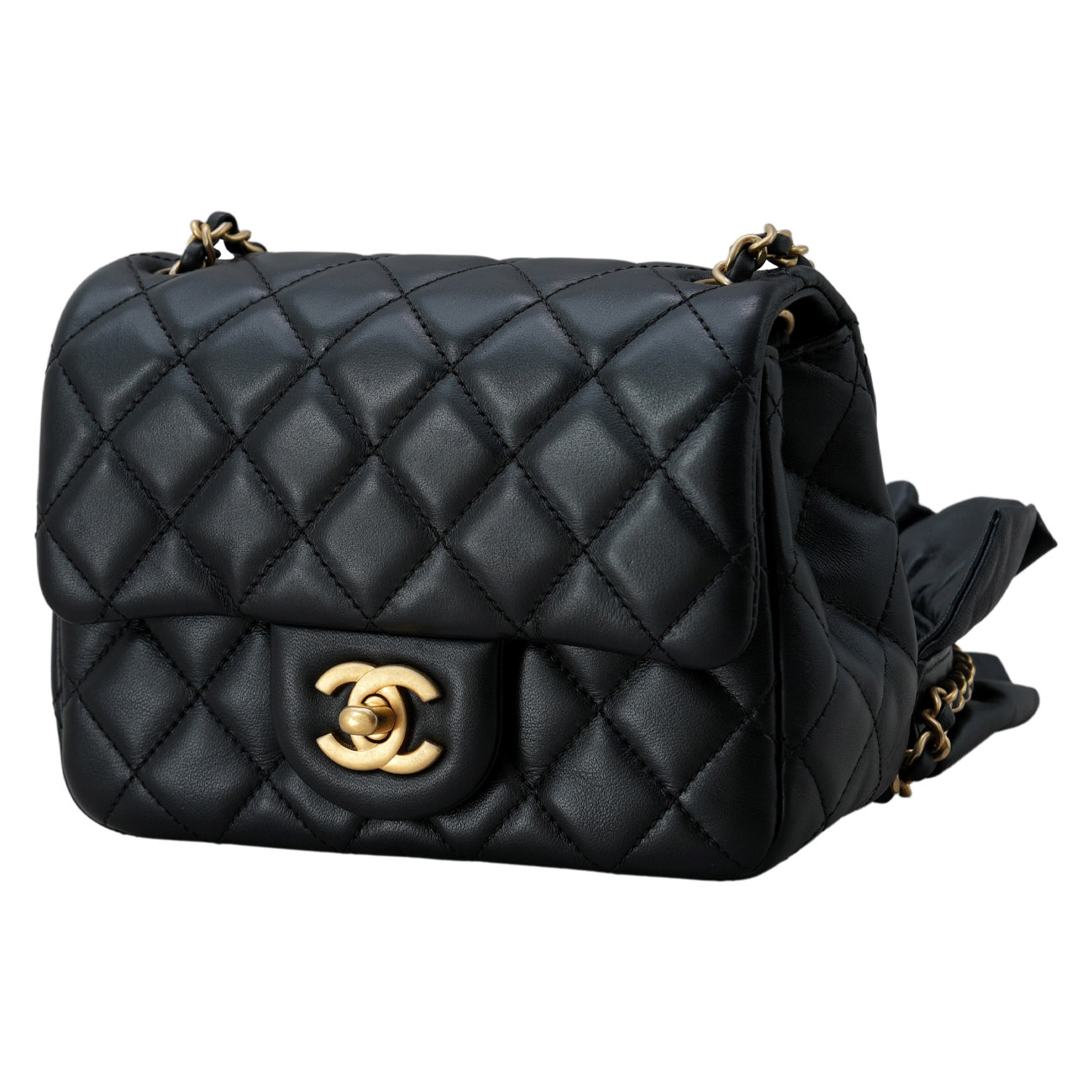 CHANEL(USED)샤넬 시즌 쁘띠삭 리본스트랩