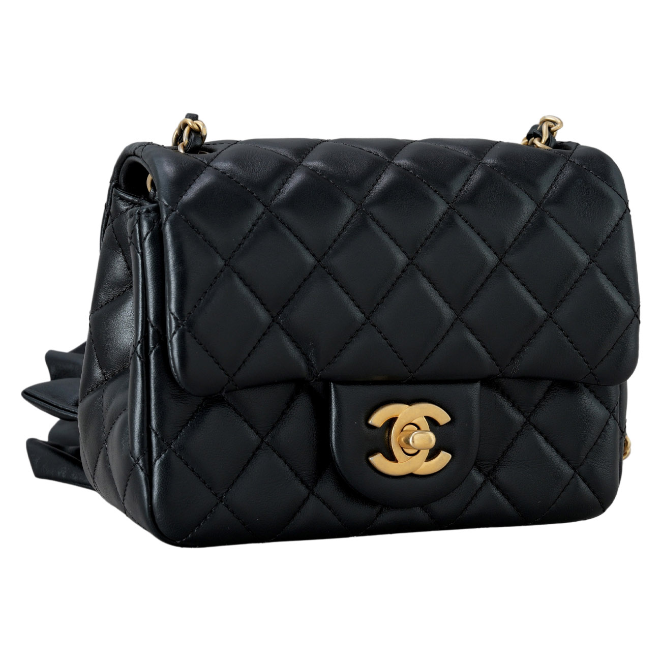 CHANEL(USED)샤넬 시즌 쁘띠삭 리본스트랩